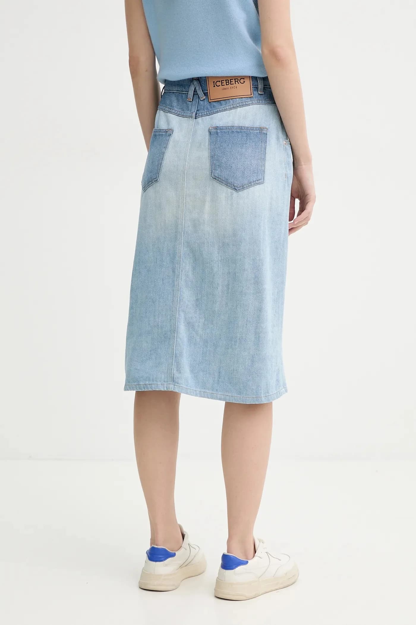 Джинсовая юбка - фото 3