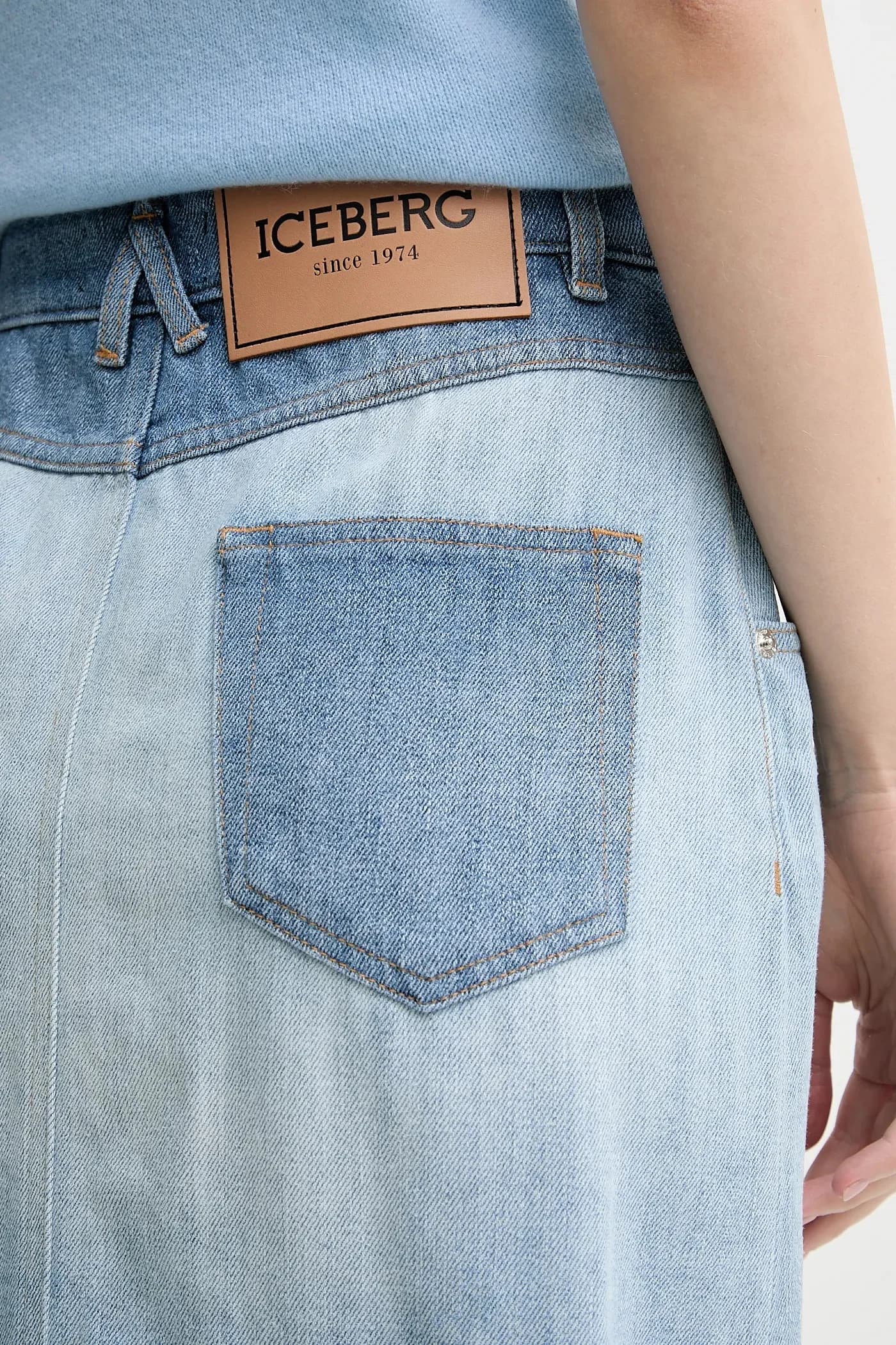 Джинсовая юбка - фото 4