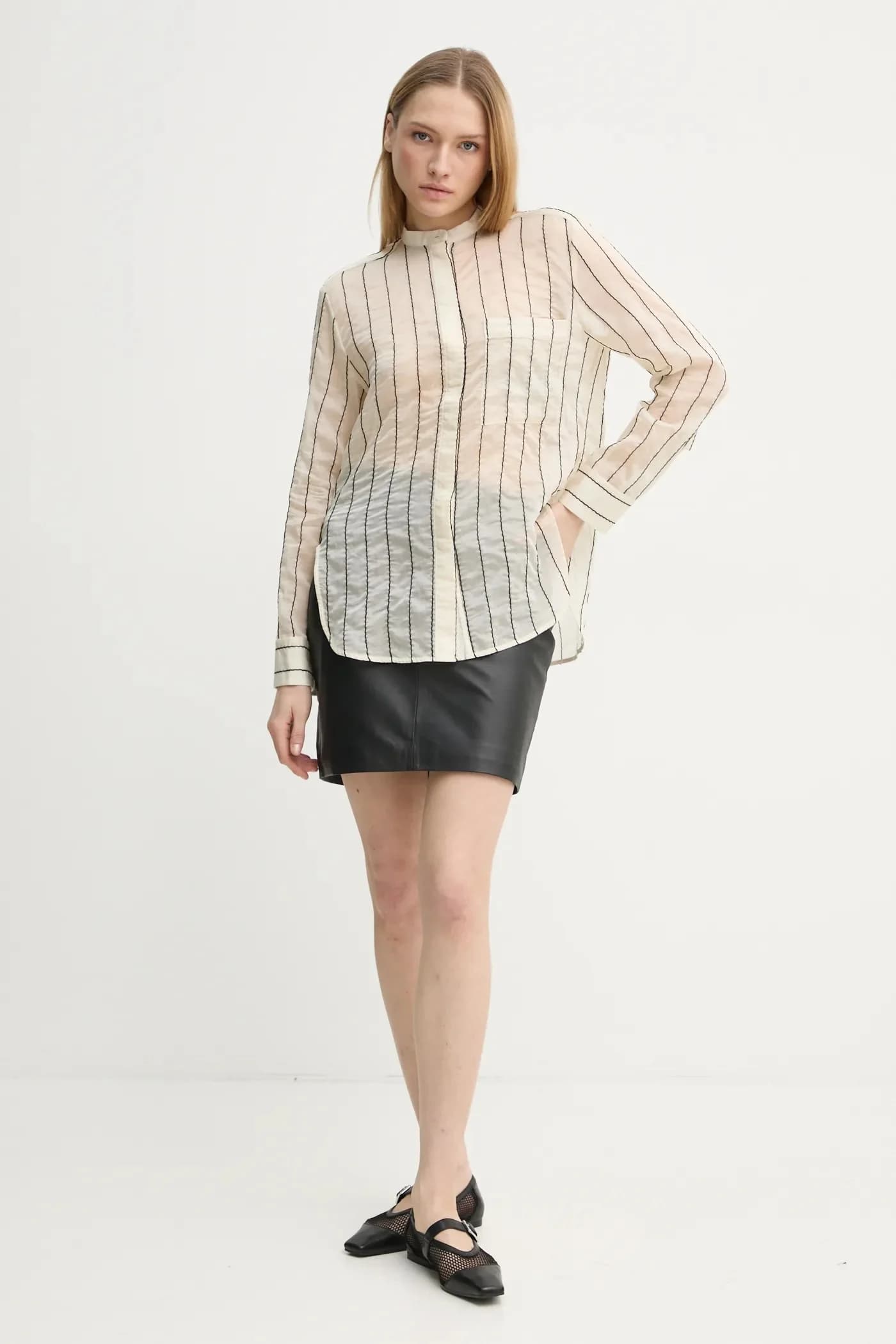 кожаная юбка Ceciliana - фото 2