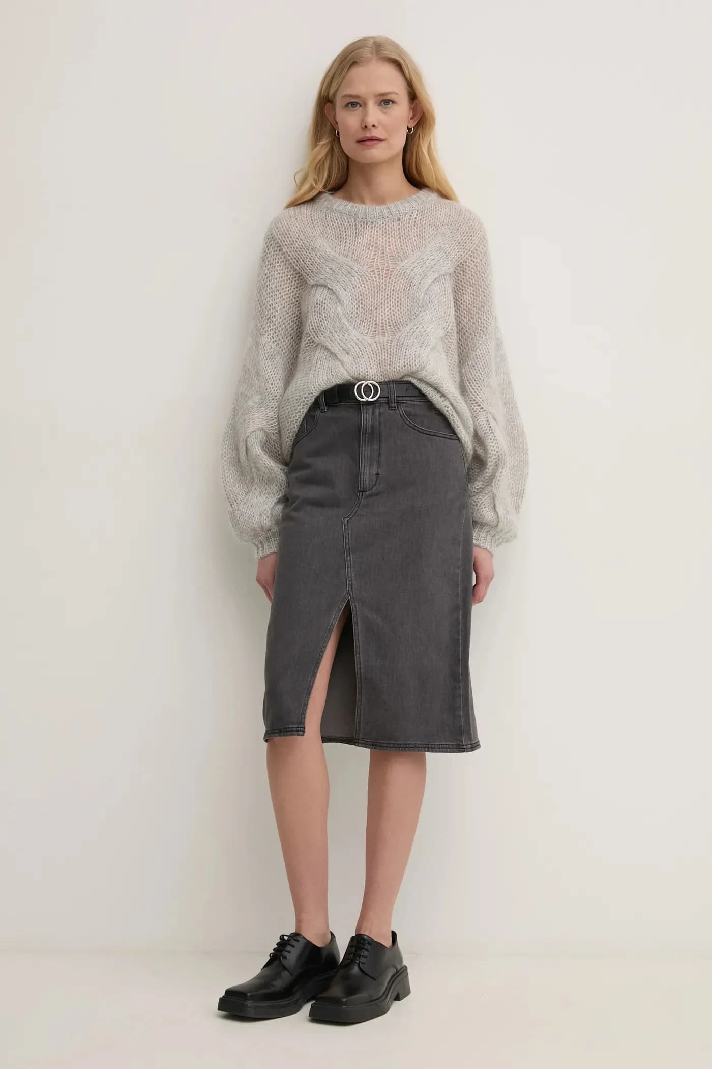 Джинсовая юбка - фото 2