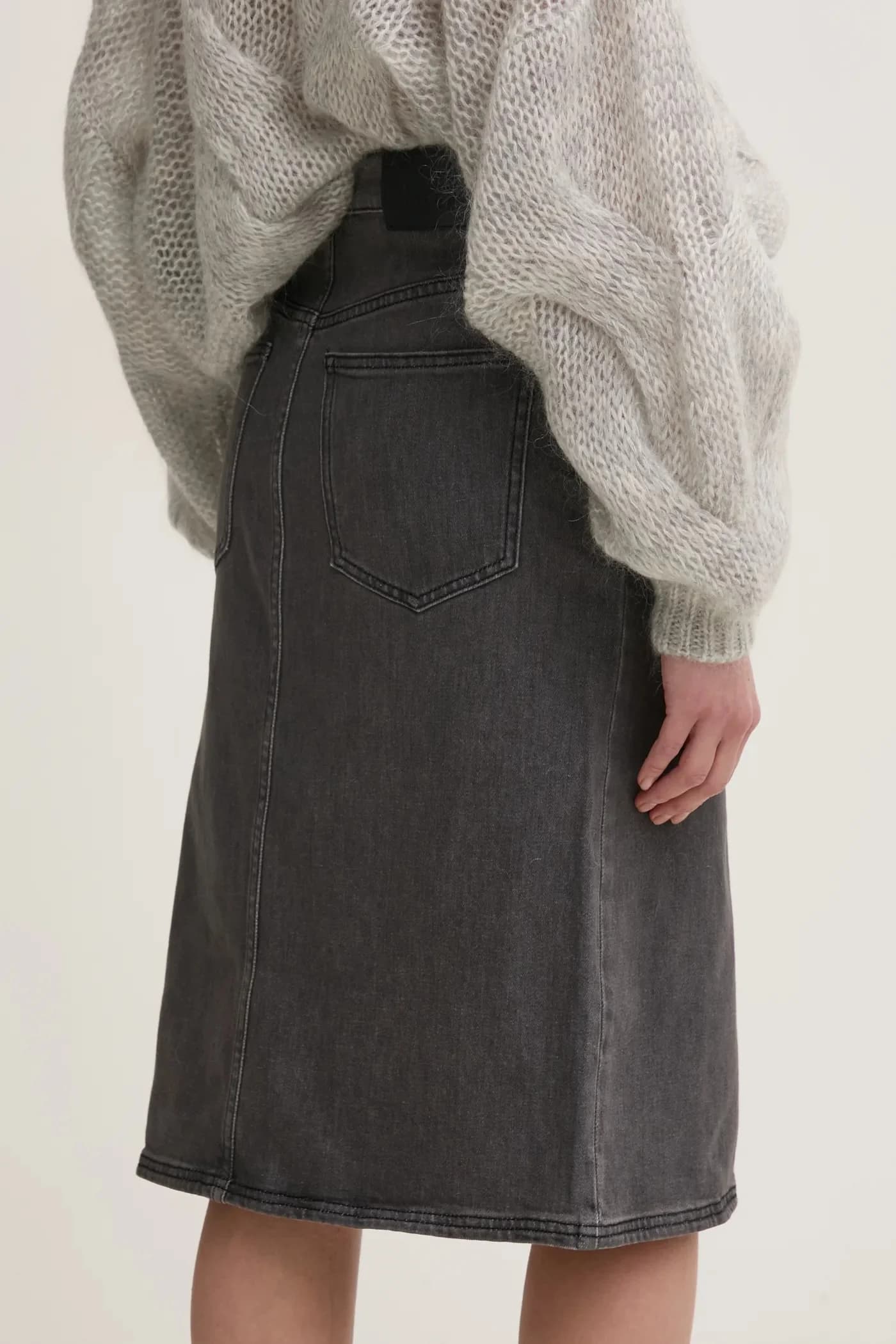 Джинсовая юбка - фото 3