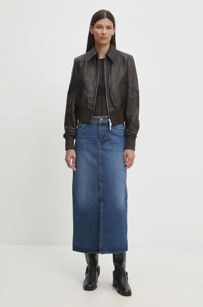 Джинсовая юбка - фото 2