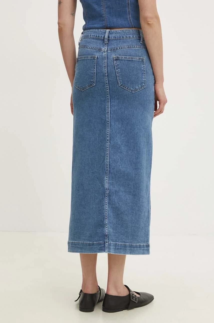 Джинсовая юбка - фото 3