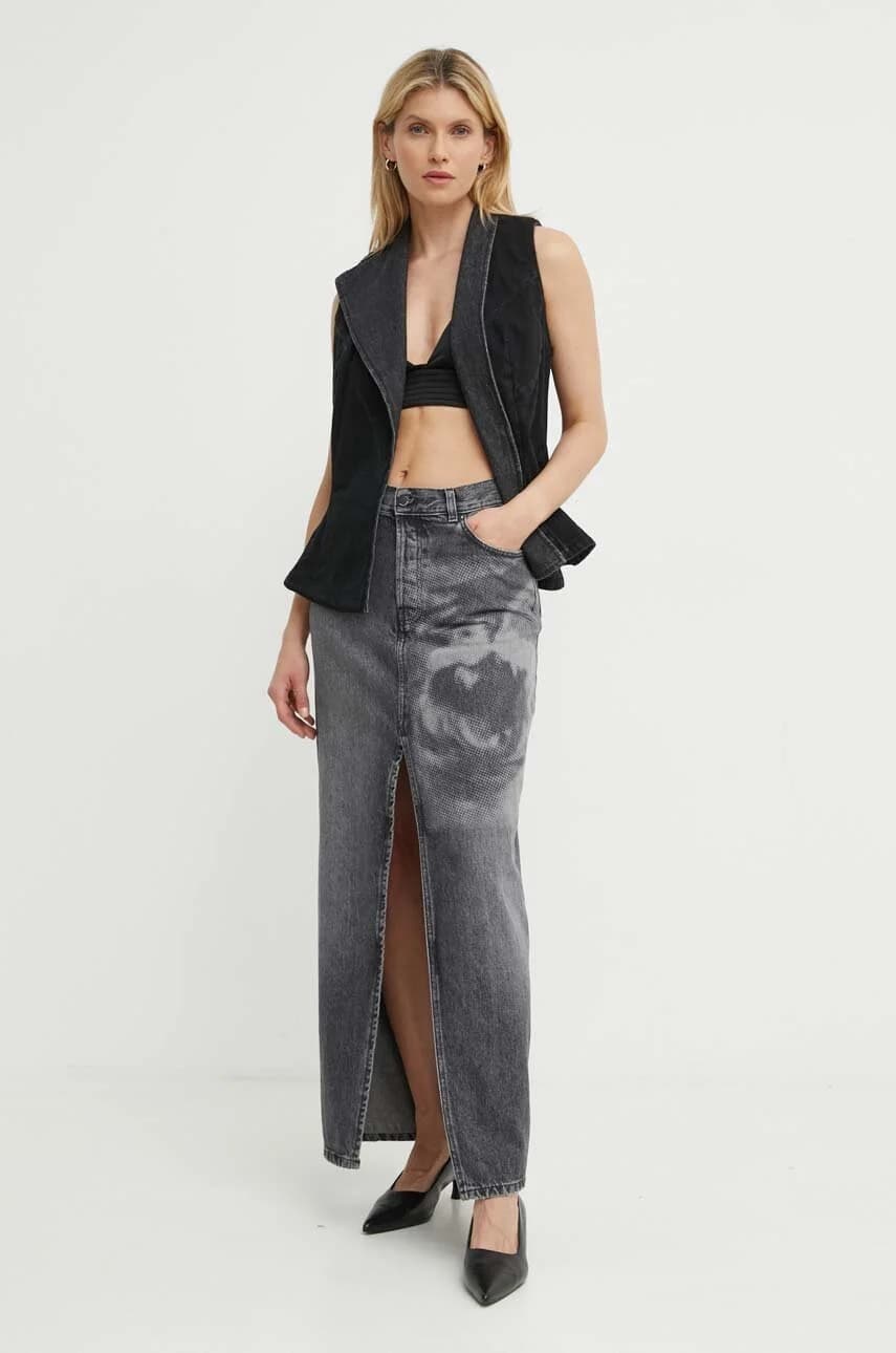 Джинсовая юбка - фото 2