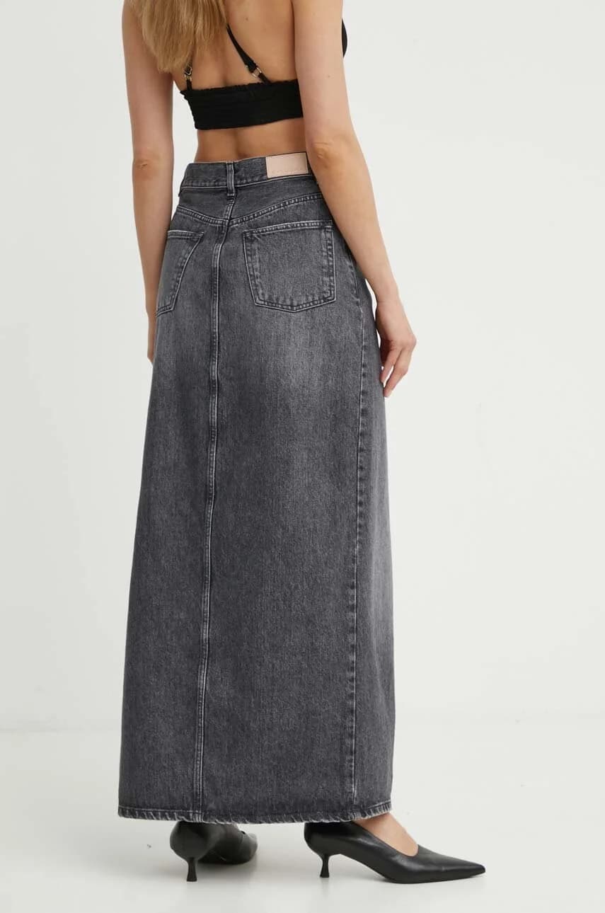 Джинсовая юбка - фото 3