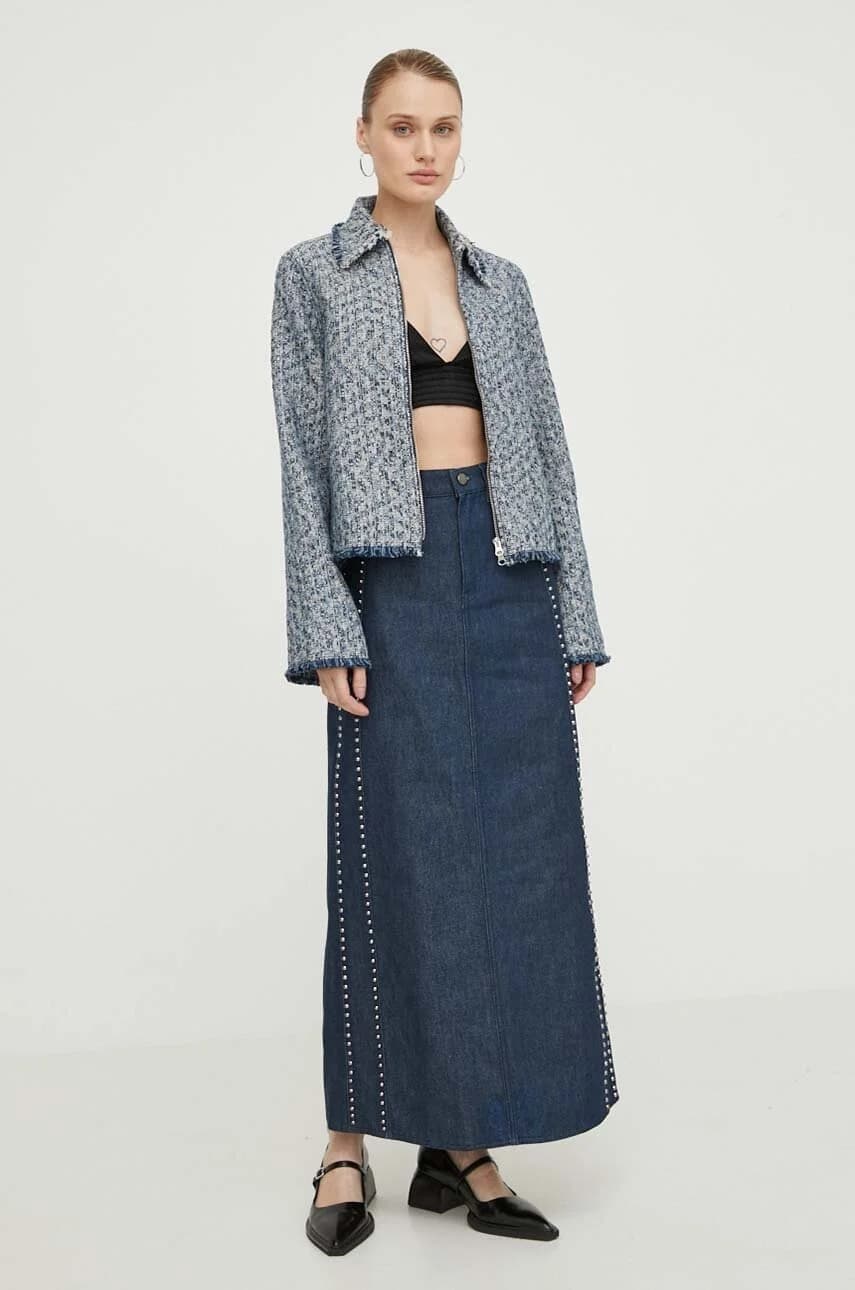 Джинсовая юбка - фото 2