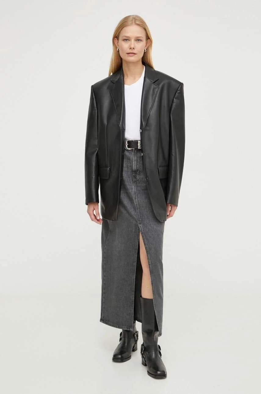 Джинсовая юбка - фото 2