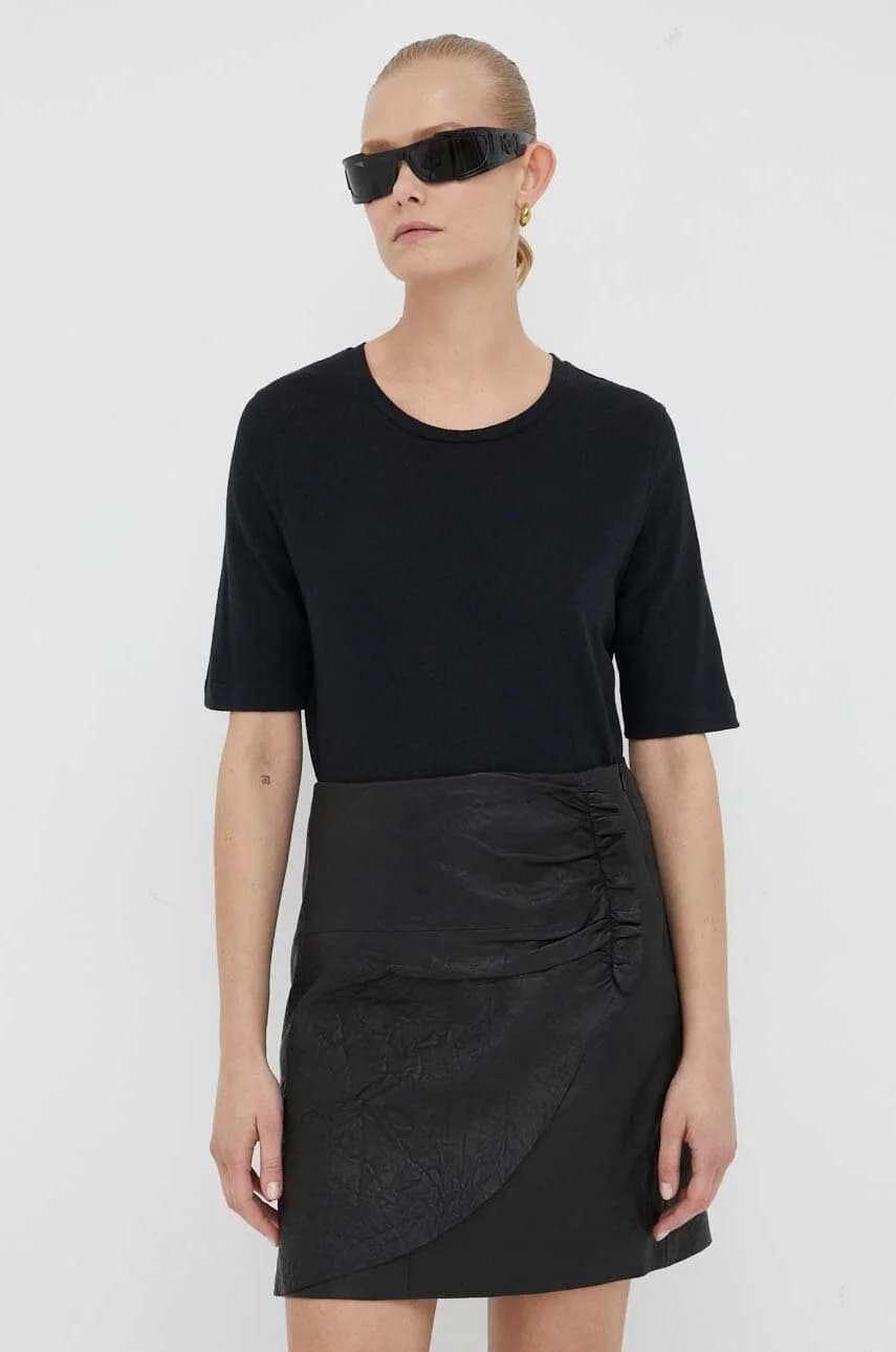 Кожаная юбка - фото 4