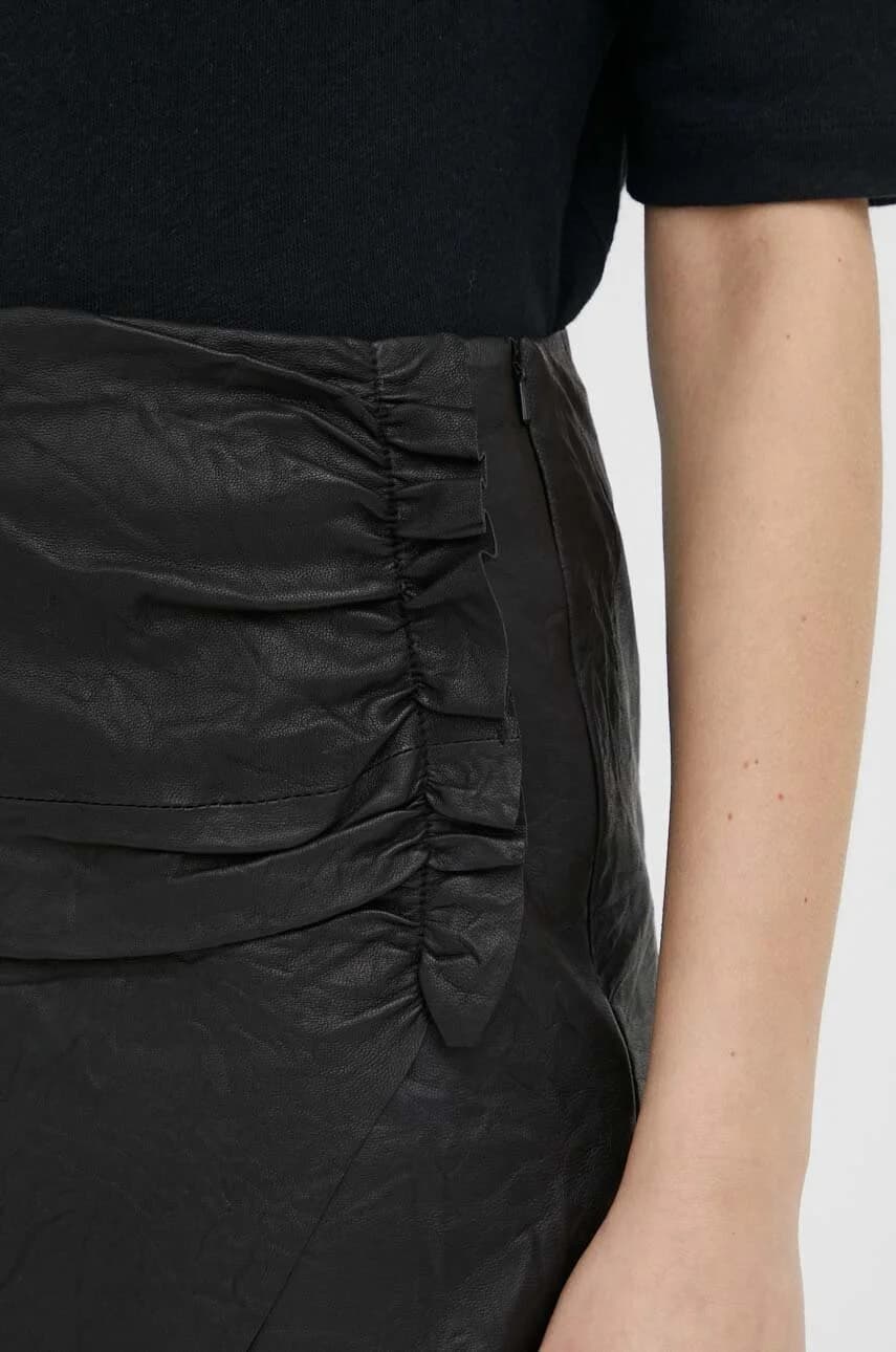 Кожаная юбка - фото 5