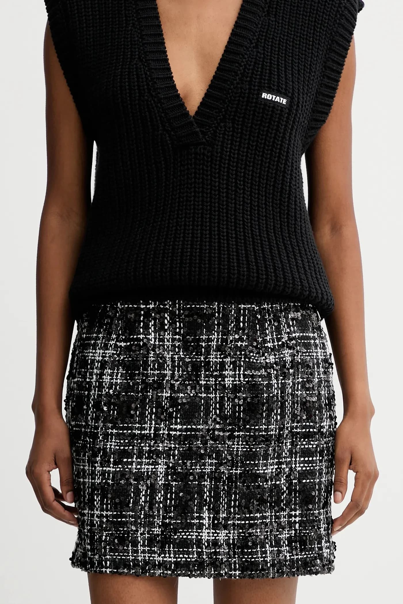 Мини-юбка-букле