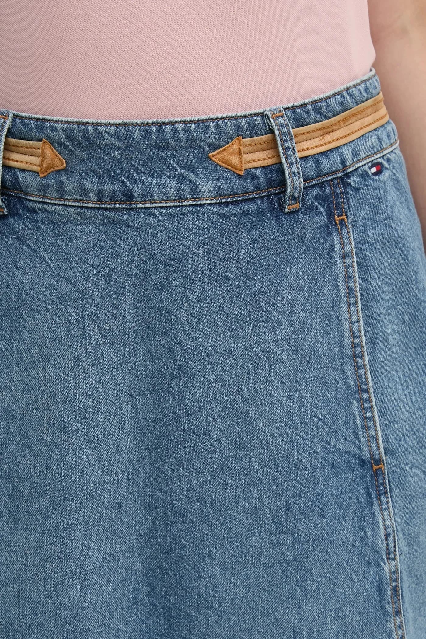 Джинсовая юбка - фото 4