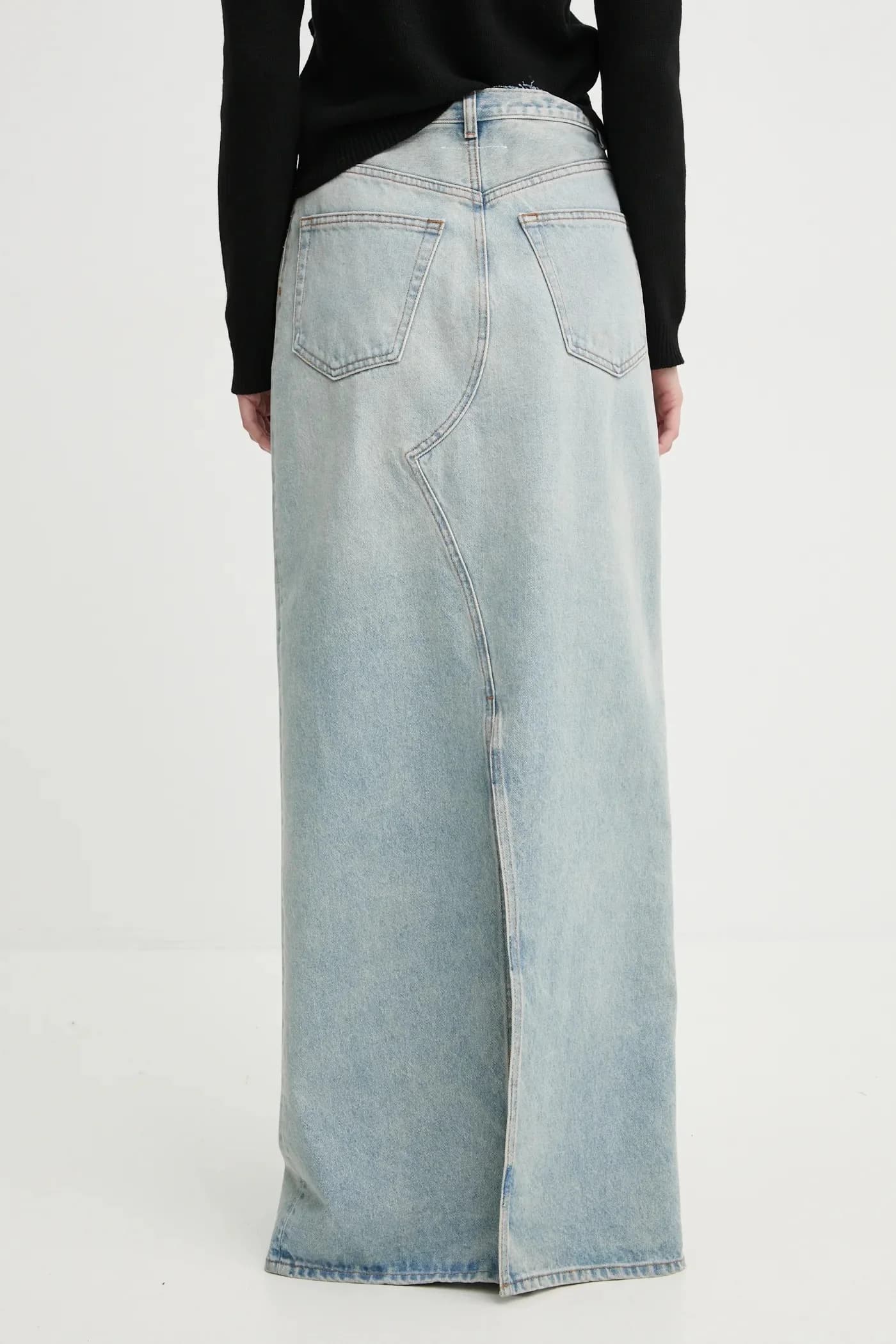 Джинсовая юбка - фото 3