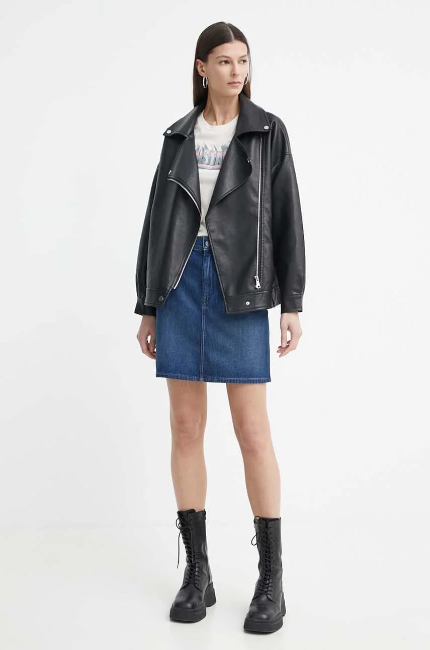 Джинсовая юбка - фото 2