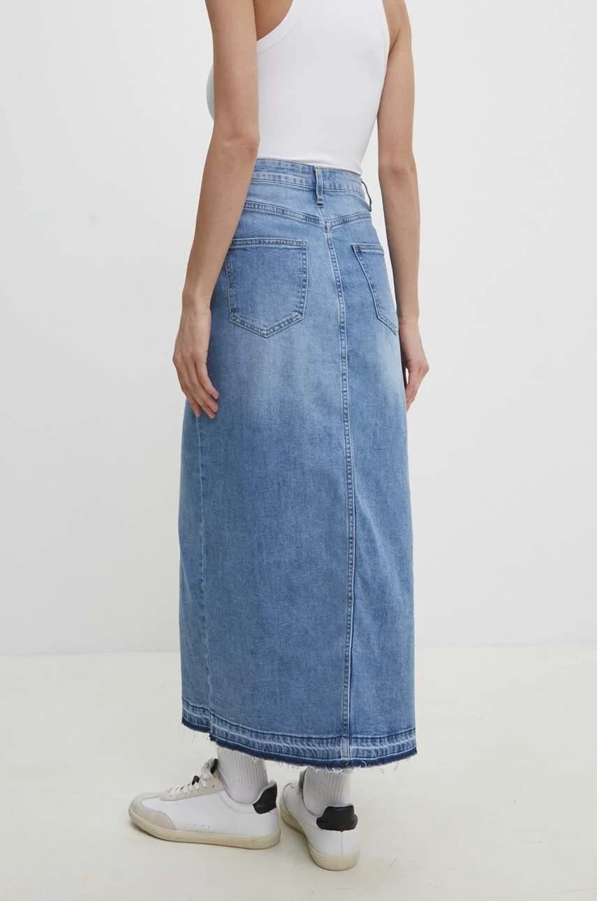 Джинсовая юбка - фото 3