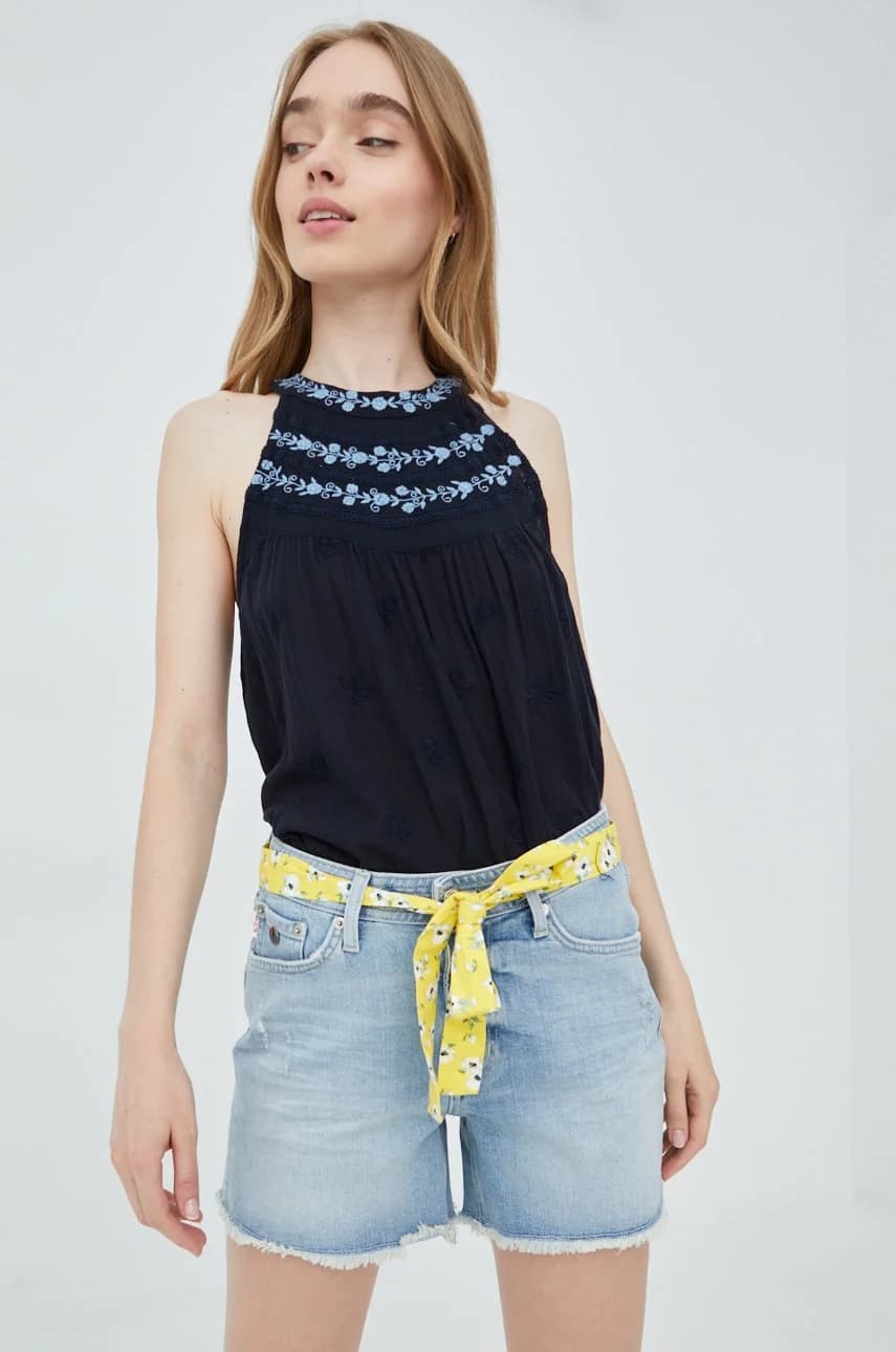 Джинсовые шорты - фото 2