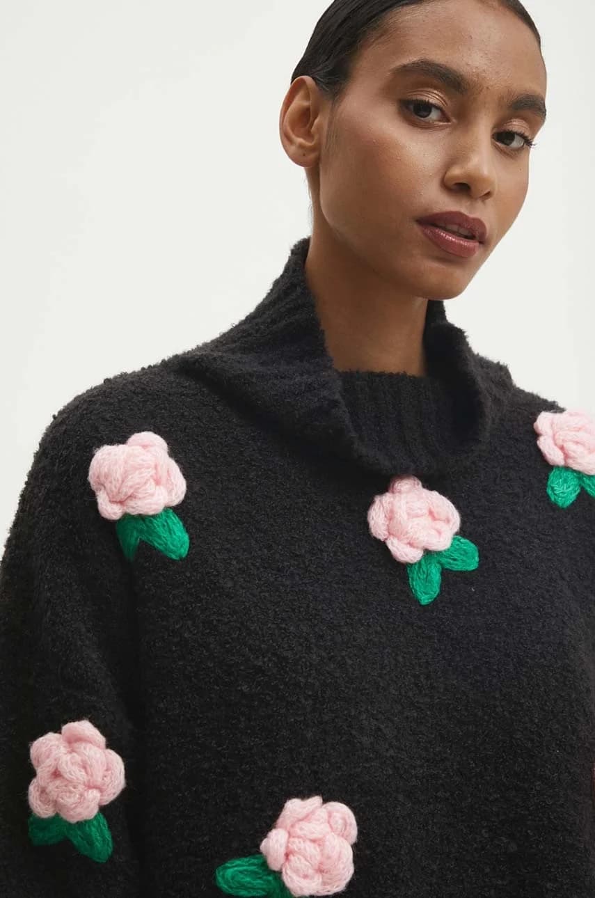 Свитер из смесовой шерсти - фото 4