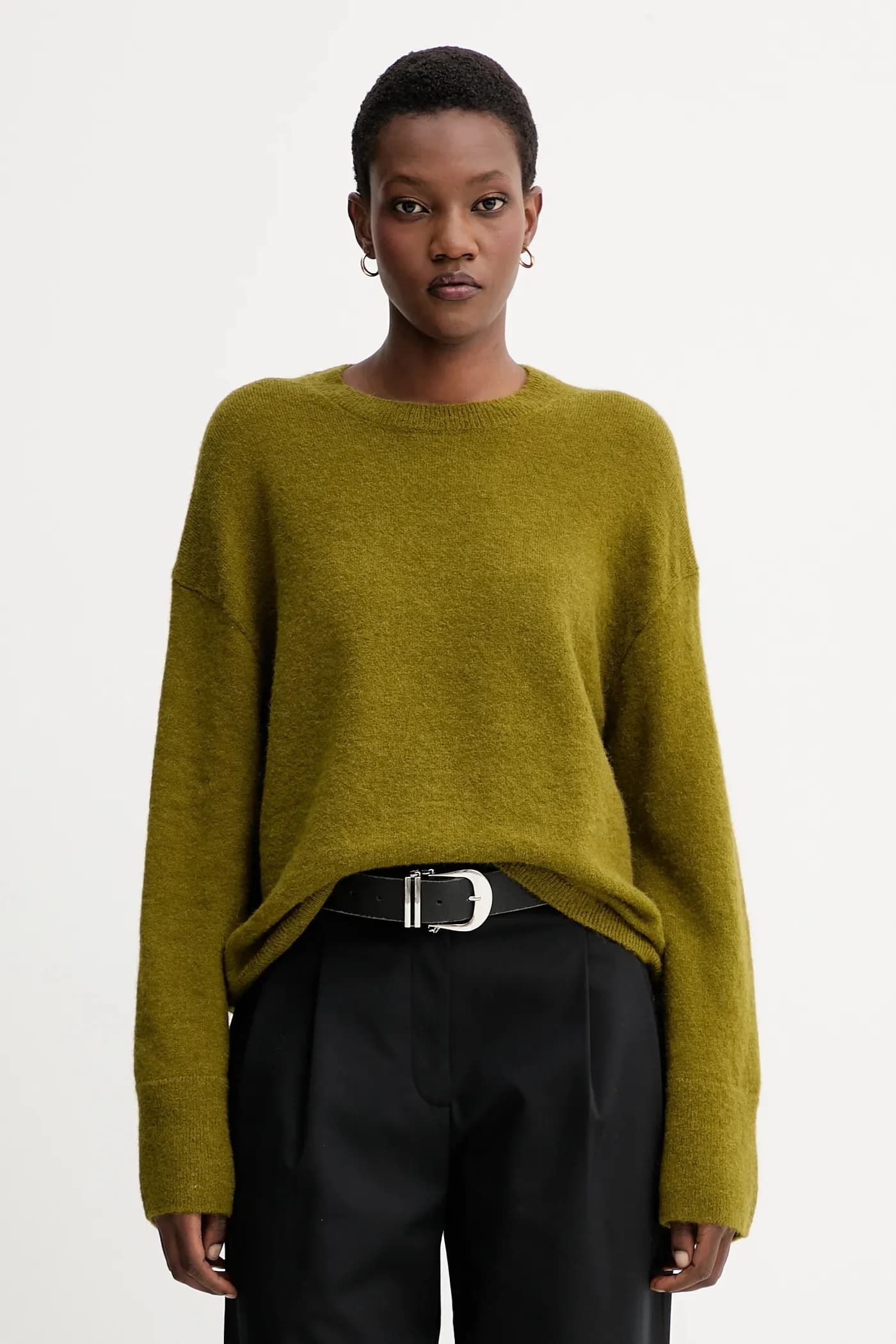 Свитер из смесовой шерсти