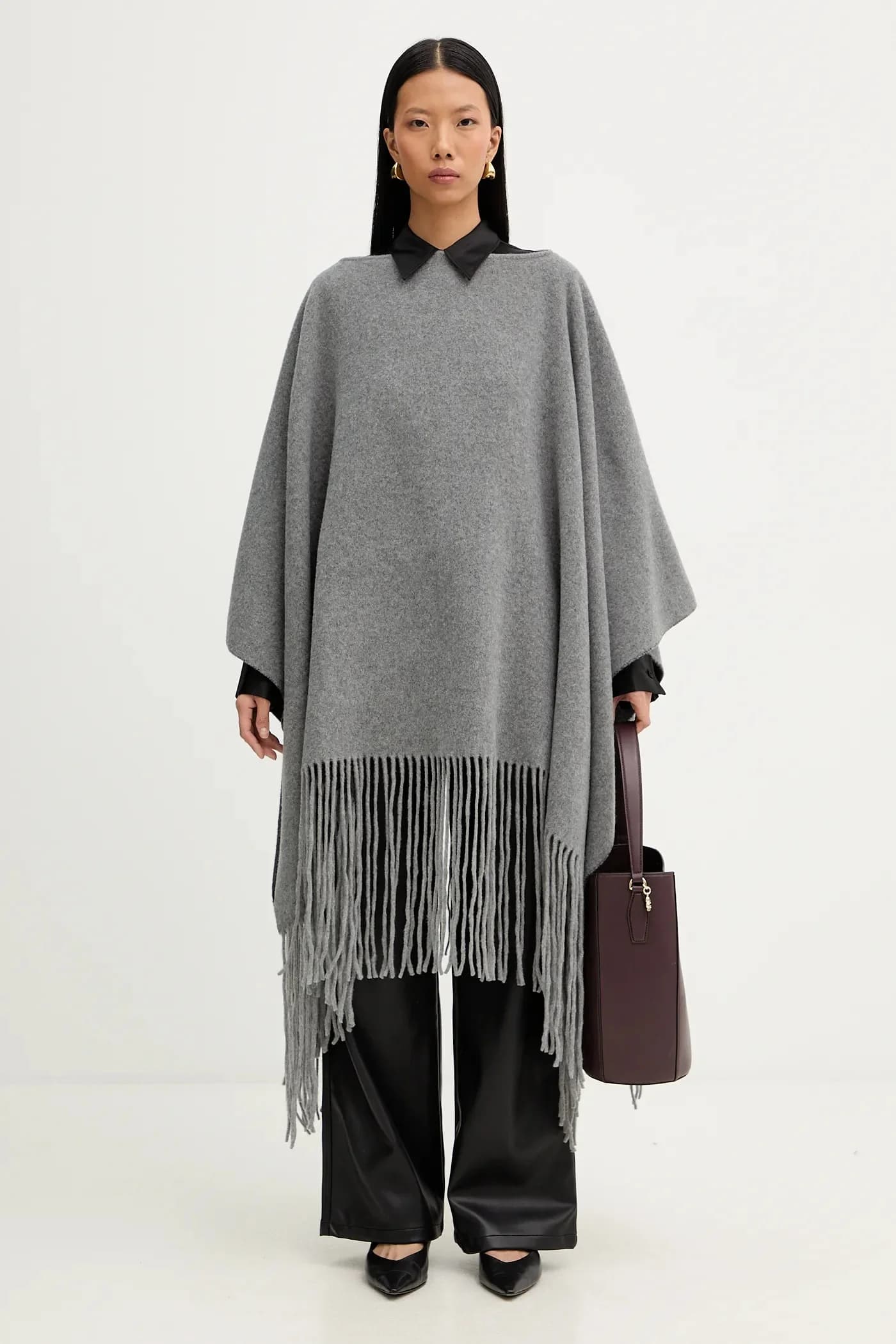 Шерстяное пончо - фото 2