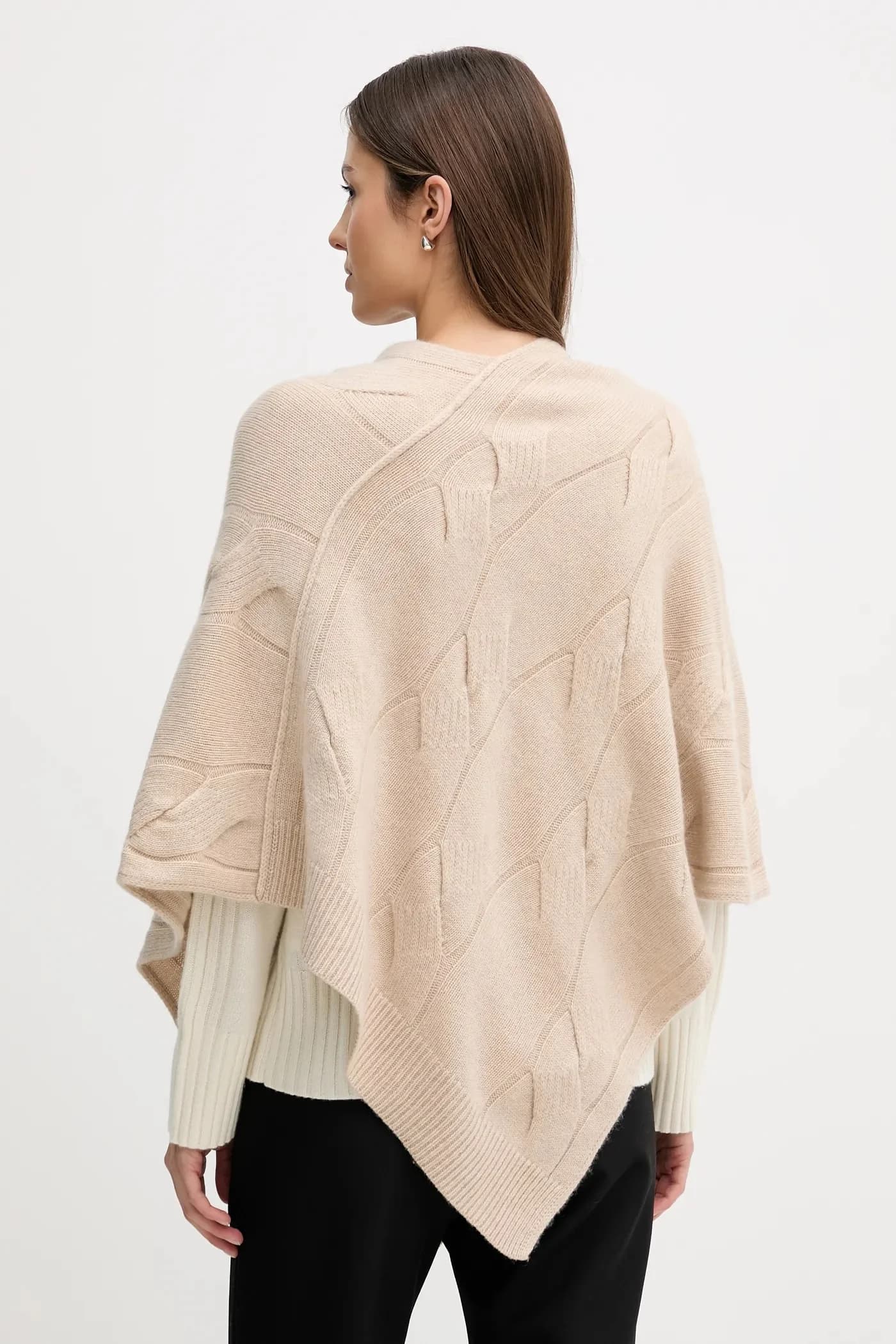 Кашемировое пончо - фото 3