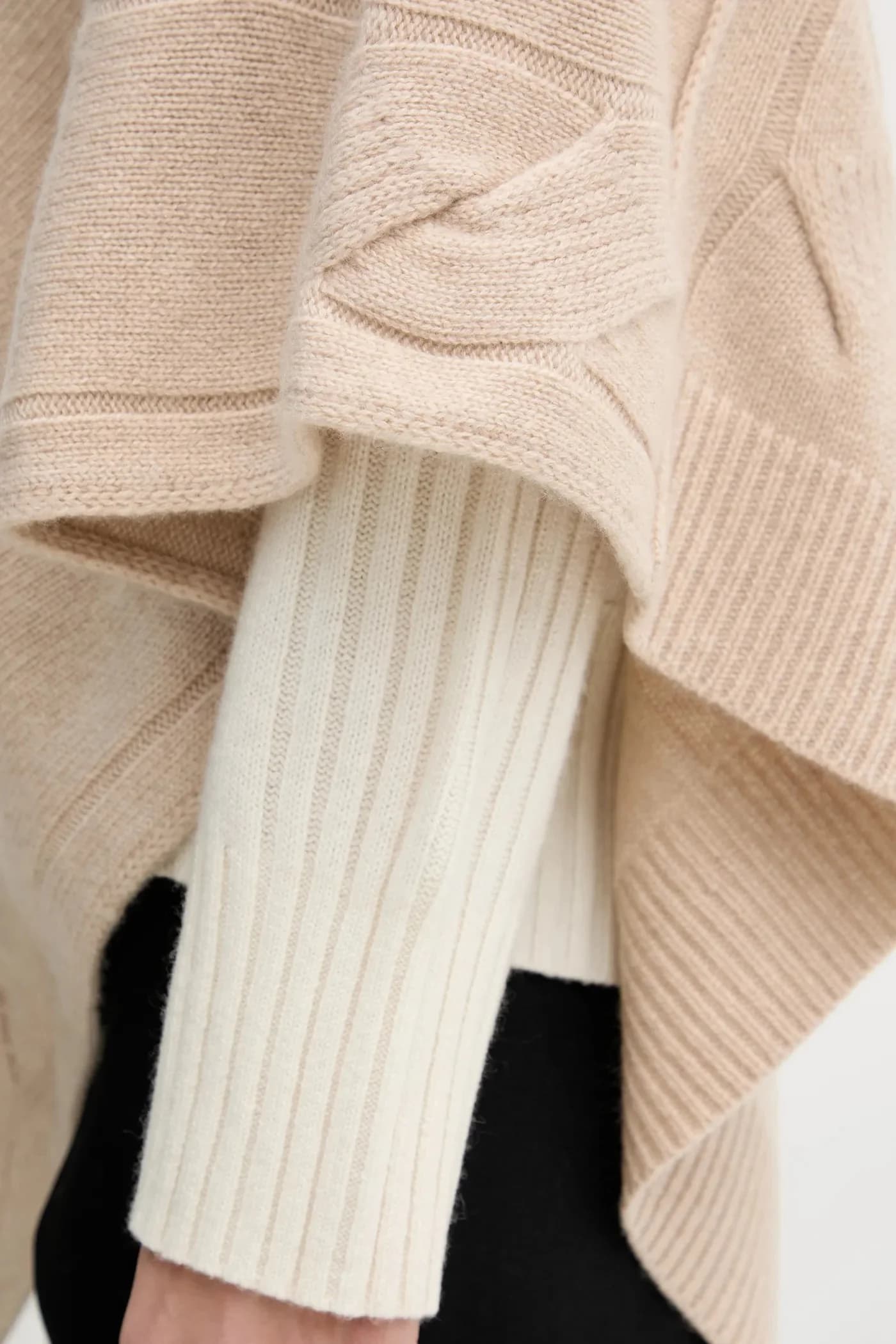 Кашемировое пончо - фото 5