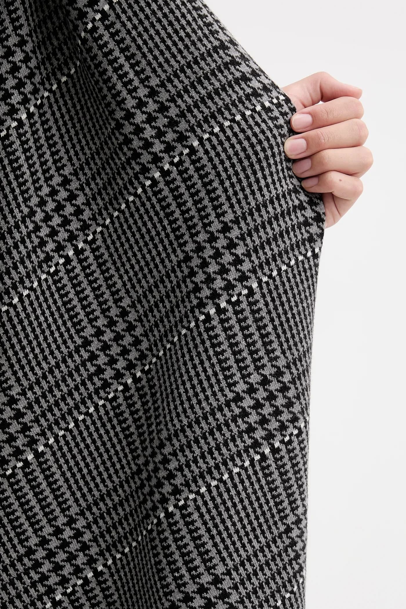 Пончо с добавлением шерсти, двустороннее. - фото 5