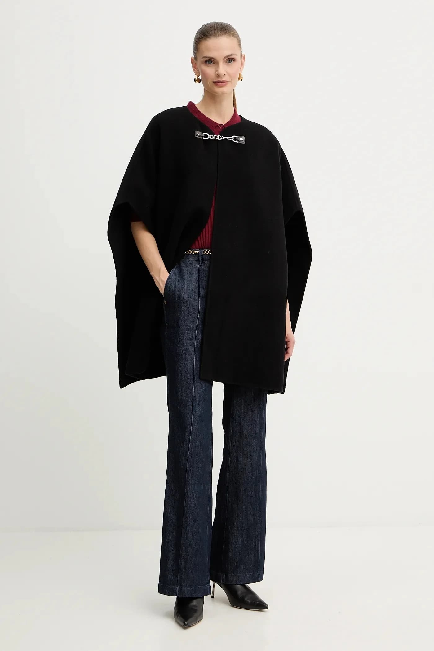 Пончо с шерстью - фото 2