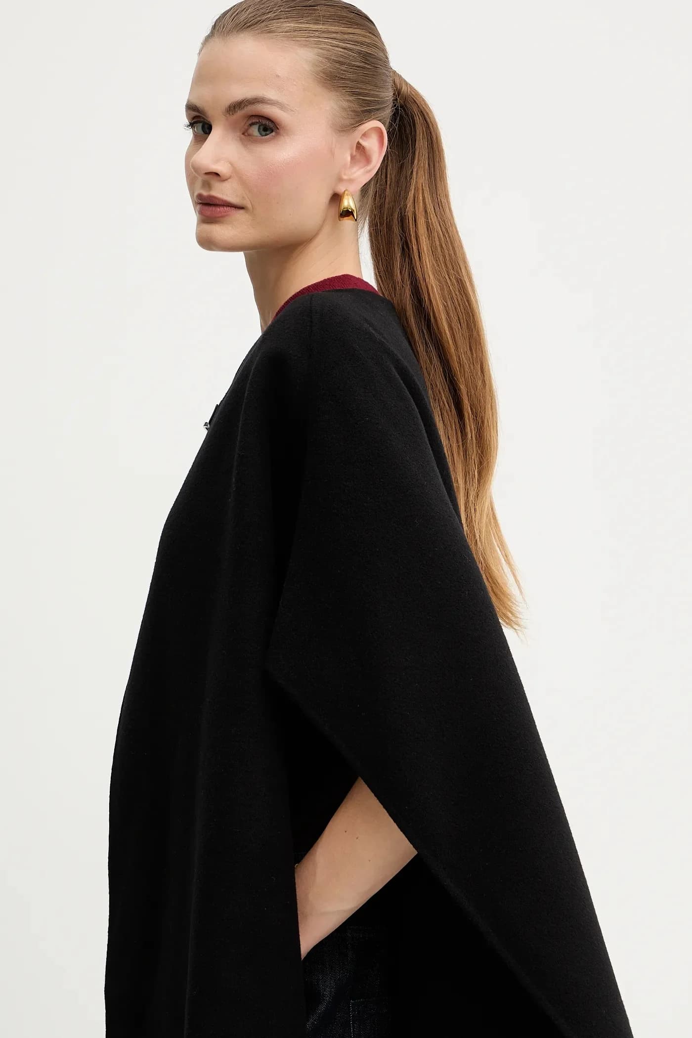 Пончо с шерстью - фото 4