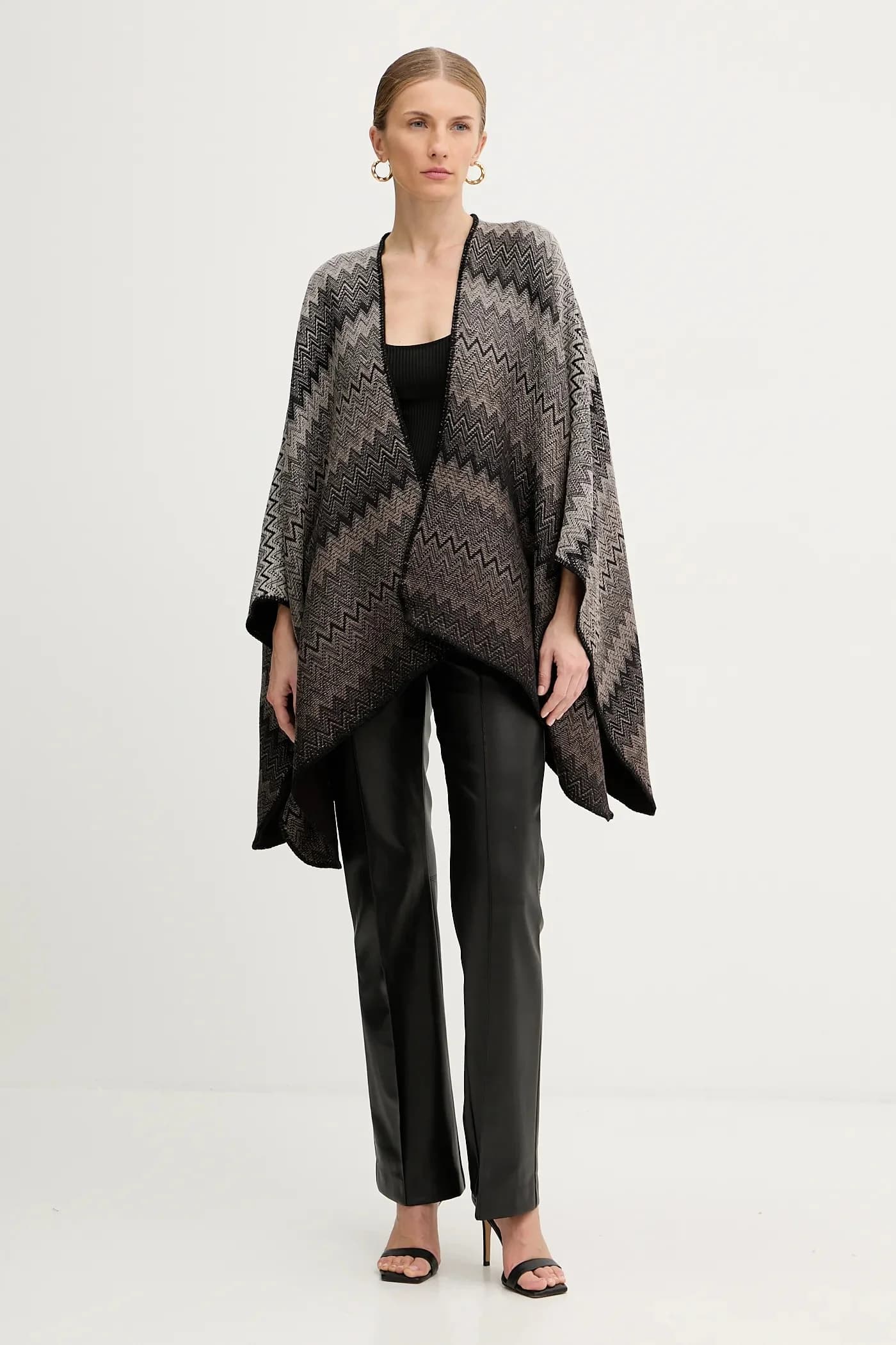 Шерстяное пончо - фото 2