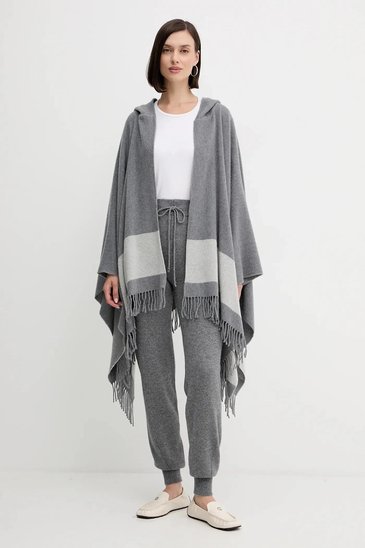 Пончо с шерстью - фото 2