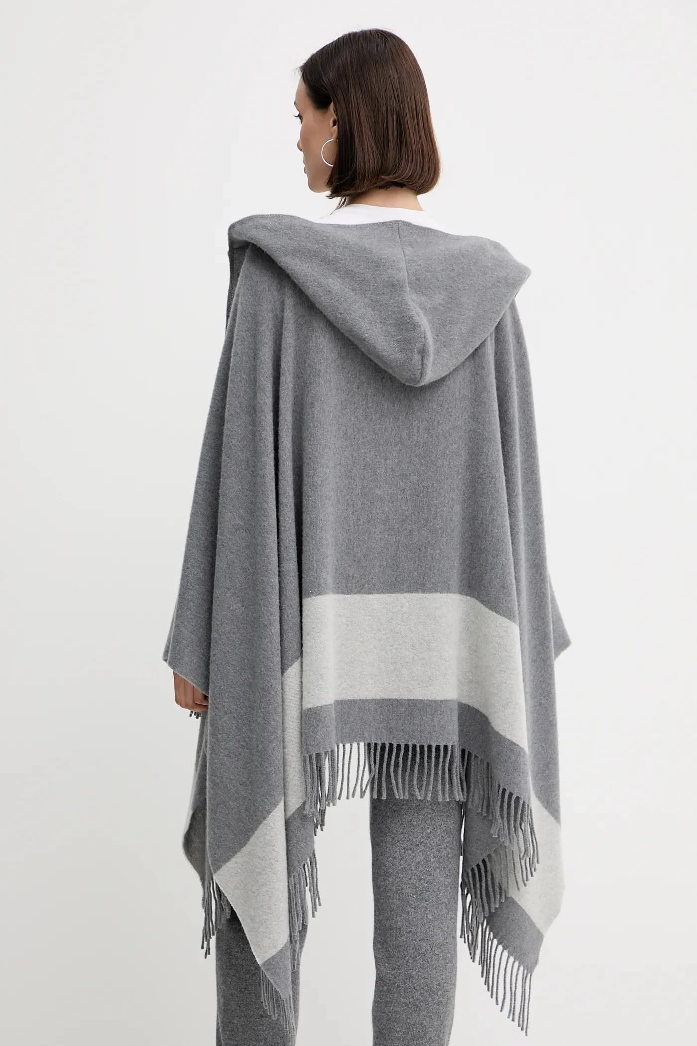 Пончо с шерстью - фото 3