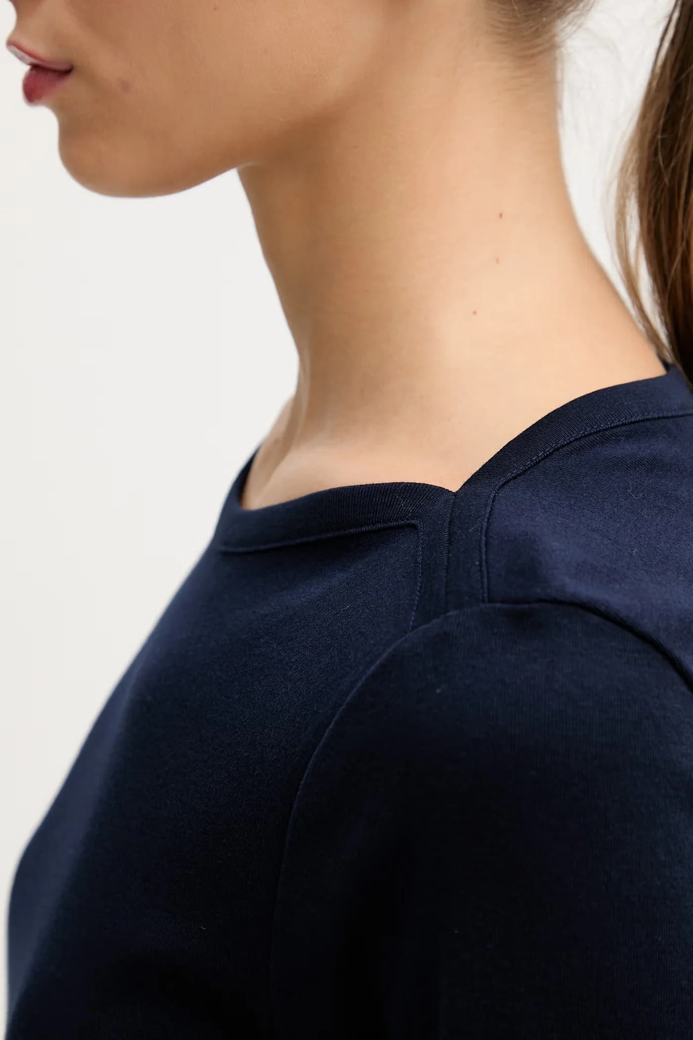 Хлопковая рубашка с длинным рукавом - фото 5