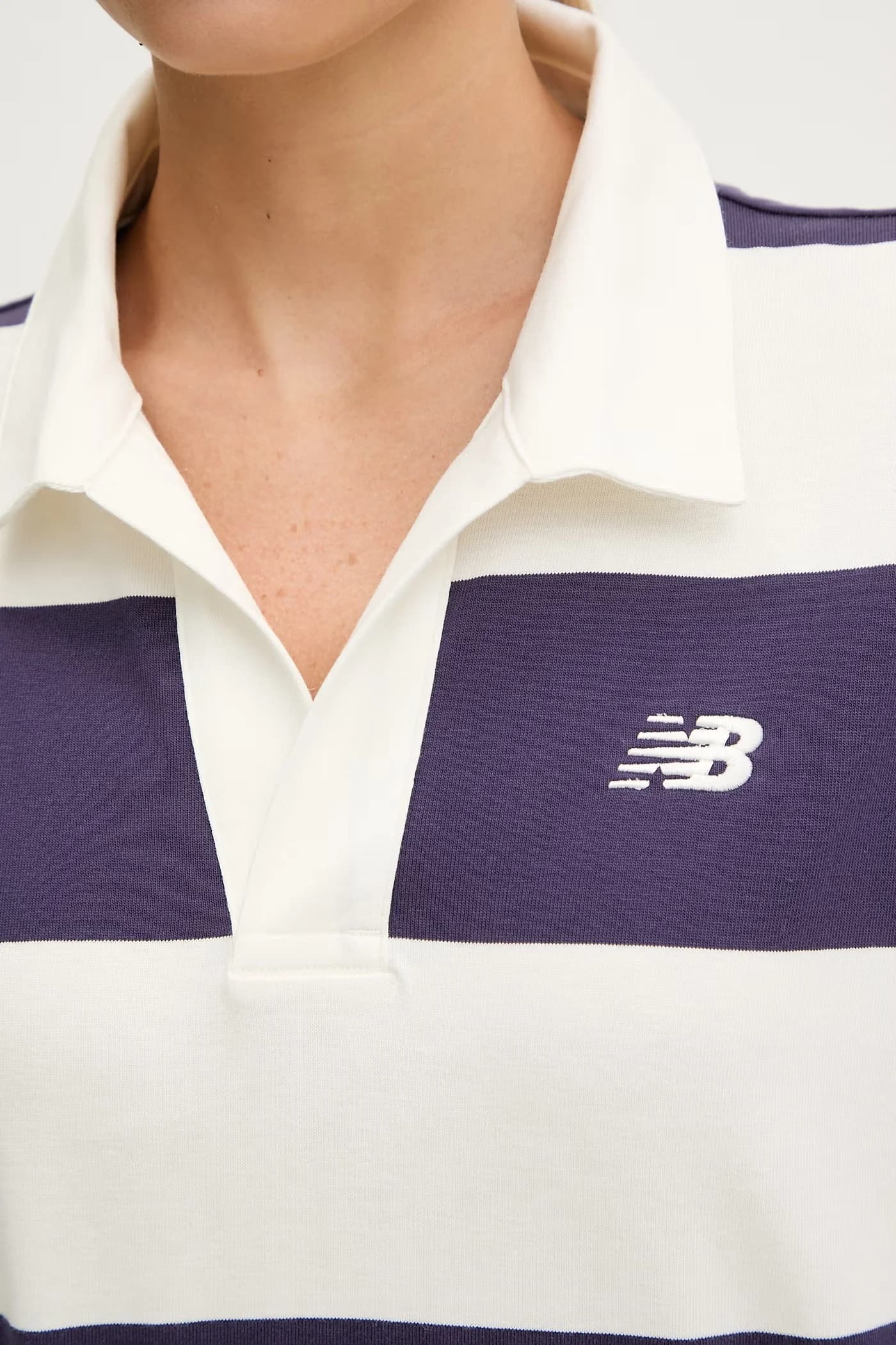 Женская хлопковая рубашка для регби с длинным рукавом - фото 5