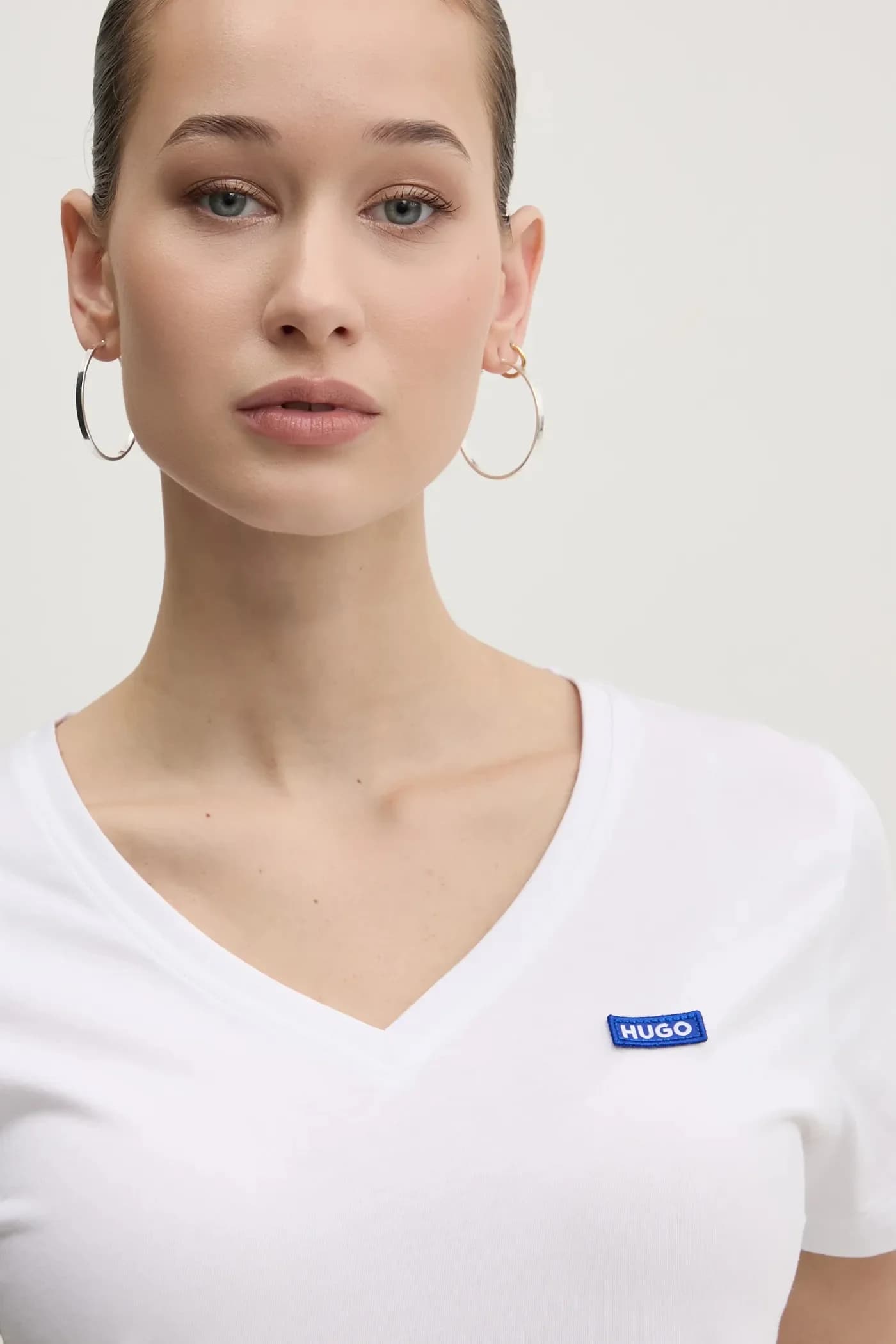 Классическая хлопковая футболка V_B - фото 4