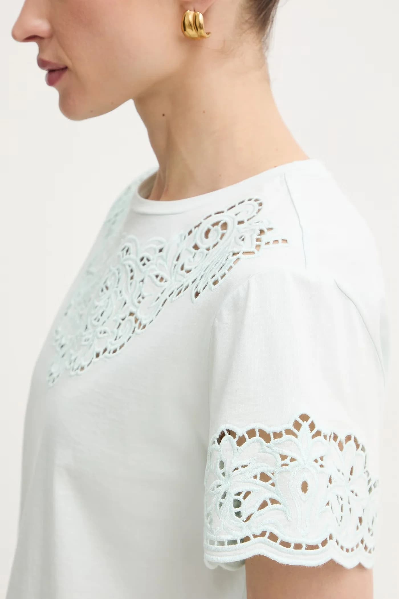 Хлопковая футболка - фото 5