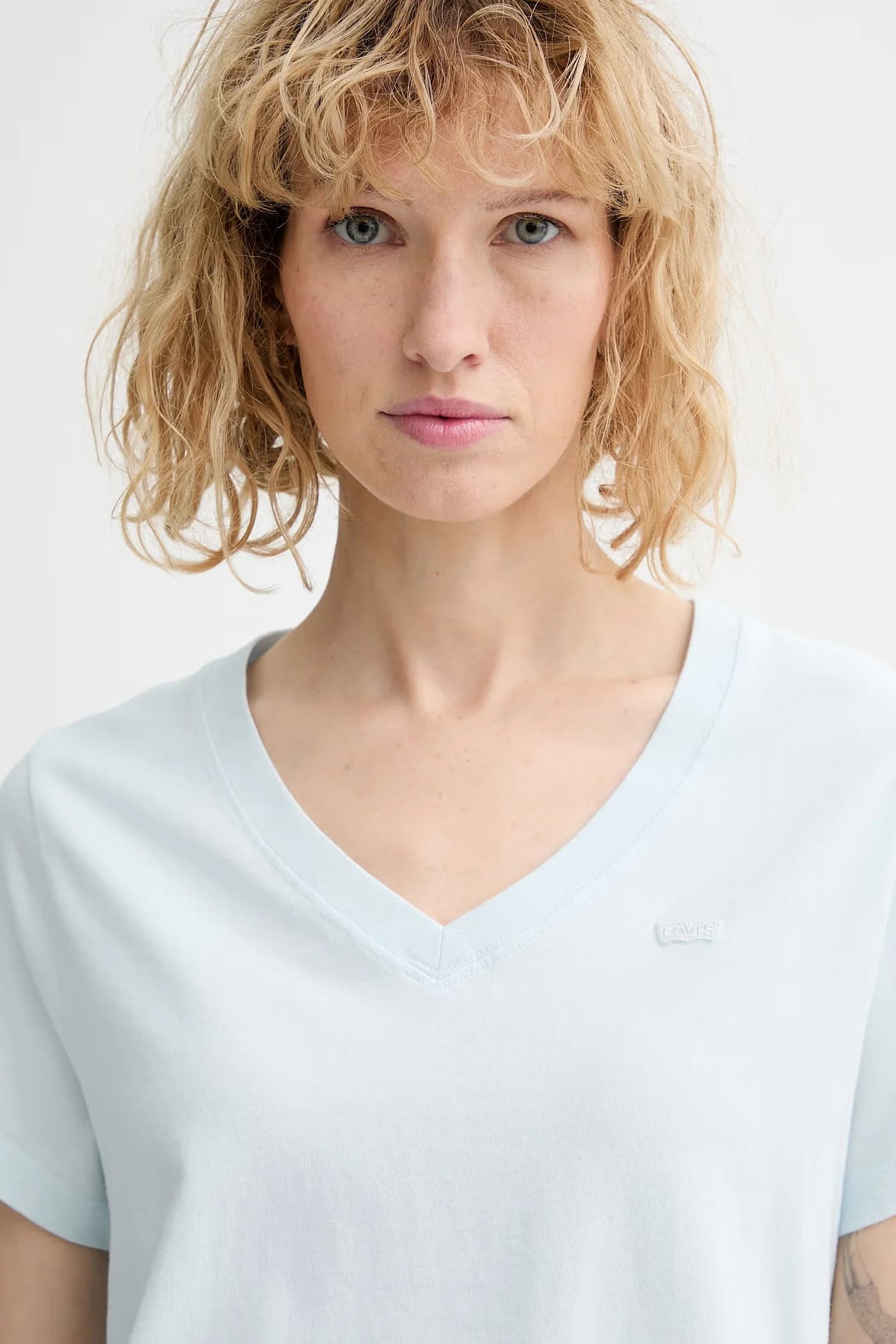 Хлопковая футболка T2 PERFECT V LSE ​​HOUSEMARK - фото 4