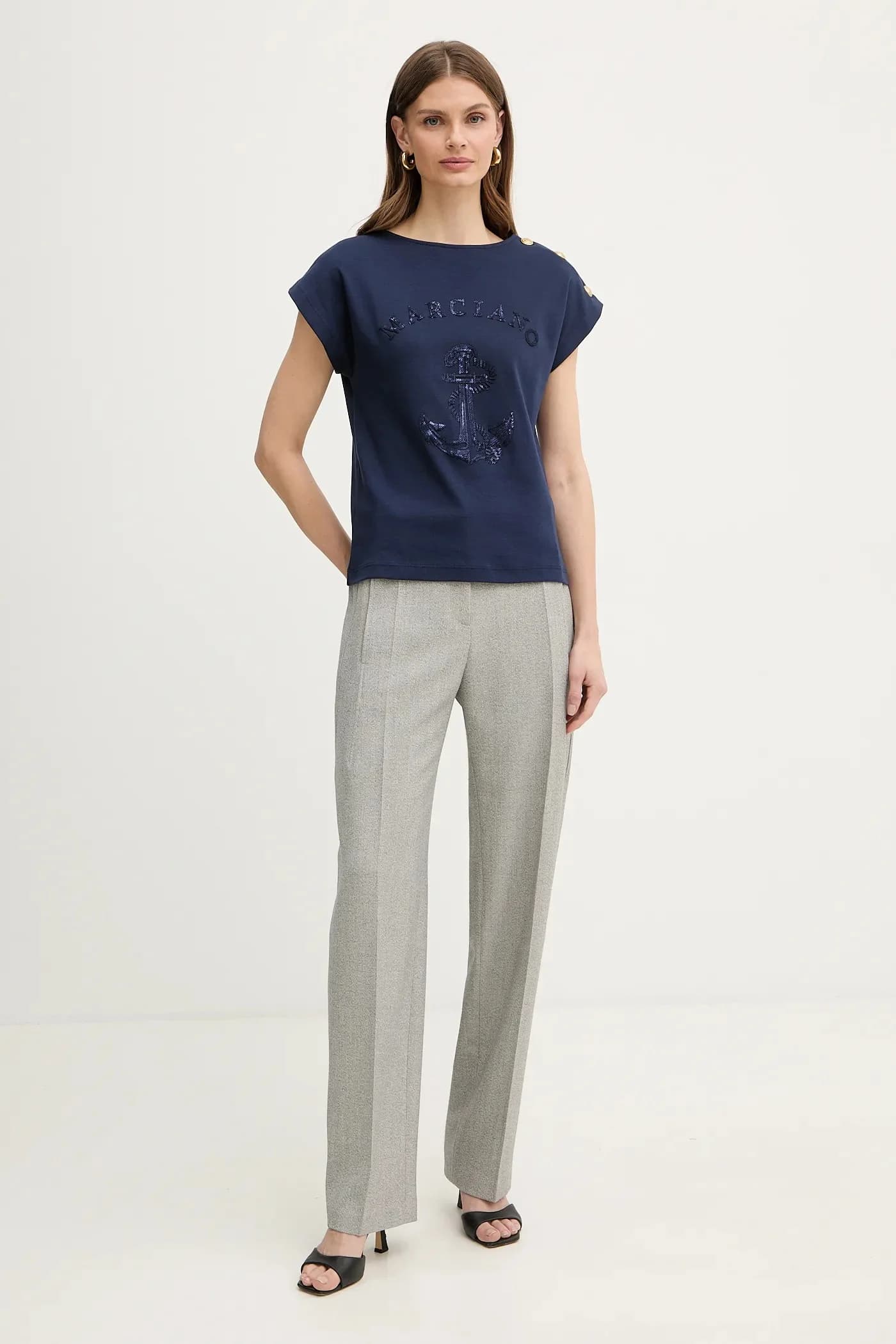 хлопковая футболка LYRIS - фото 2