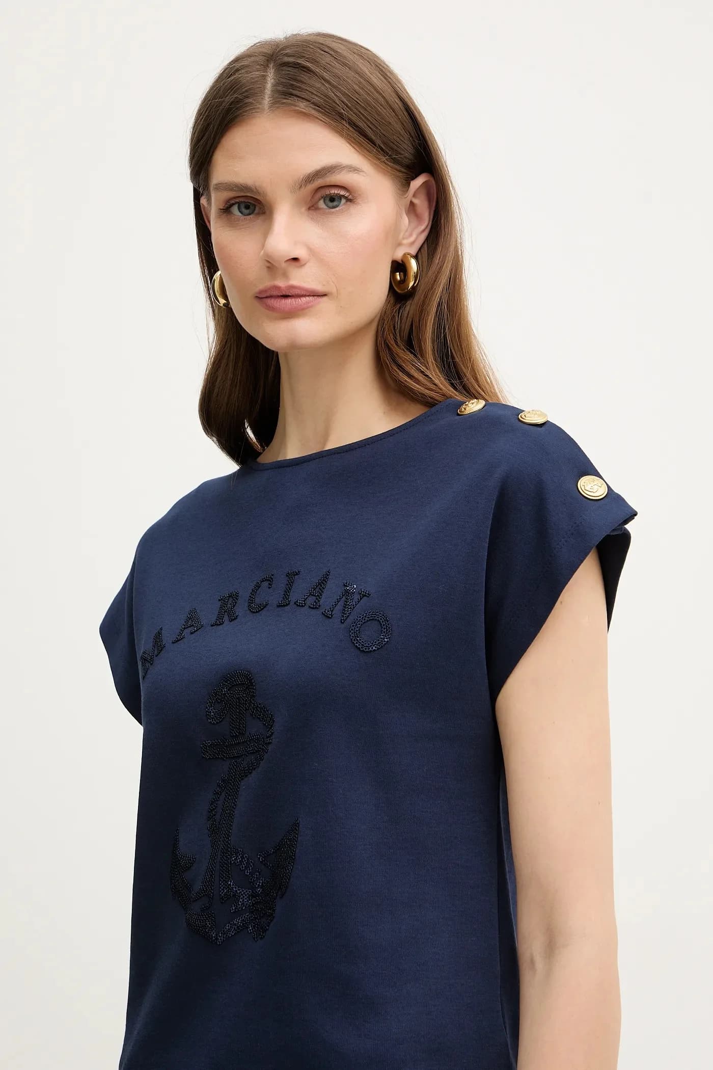 хлопковая футболка LYRIS - фото 4