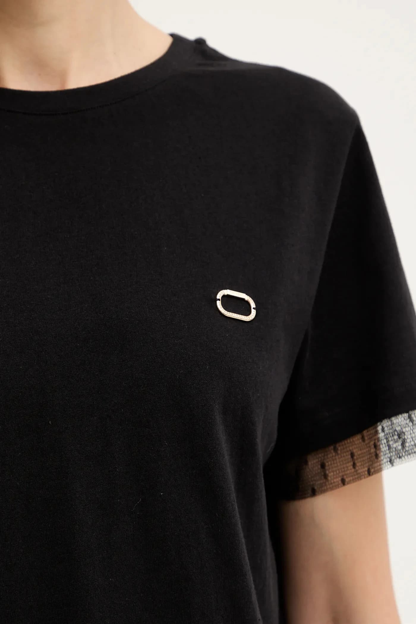 Хлопковая футболка - фото 5