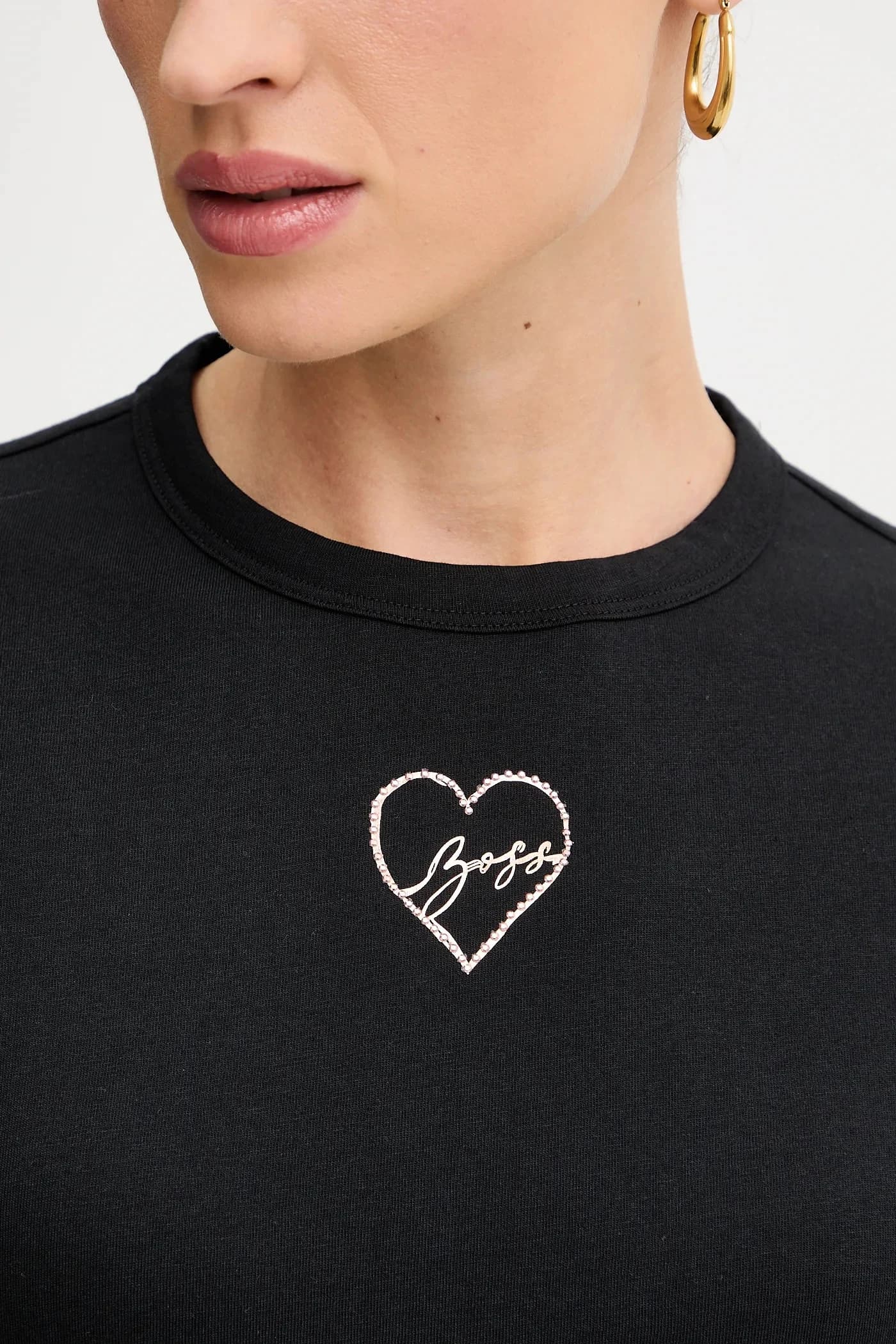 Хлопковая футболка C_Elogo_crystal1 - фото 5