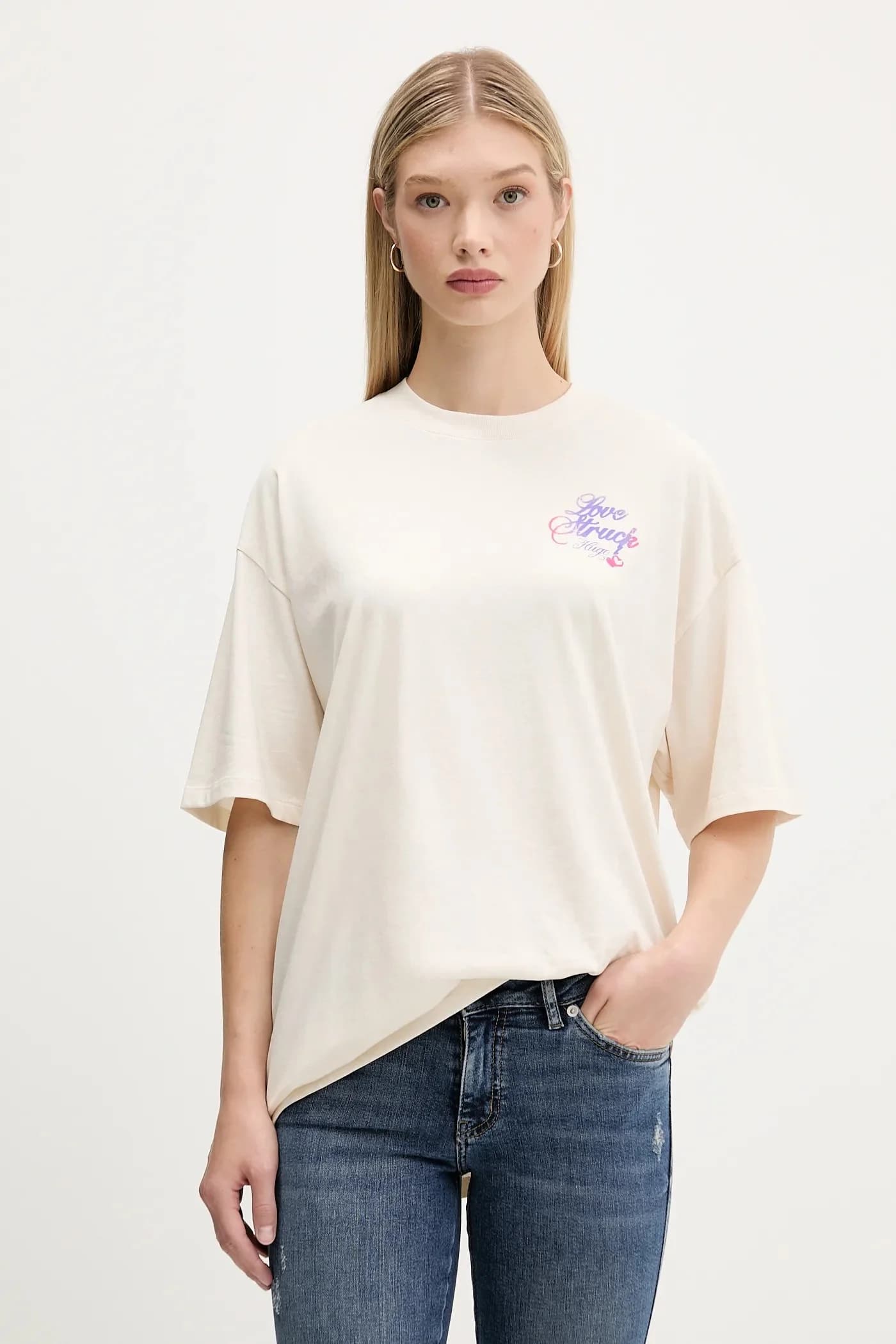 Хлопковая футболка Oversize_tee_B_5 - фото 3