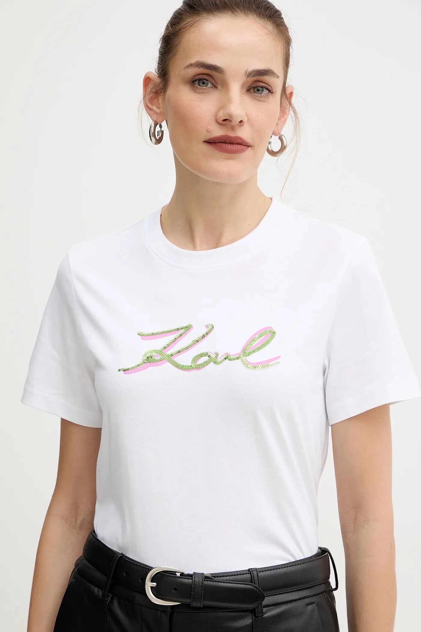 Хлопковая футболка - фото 4