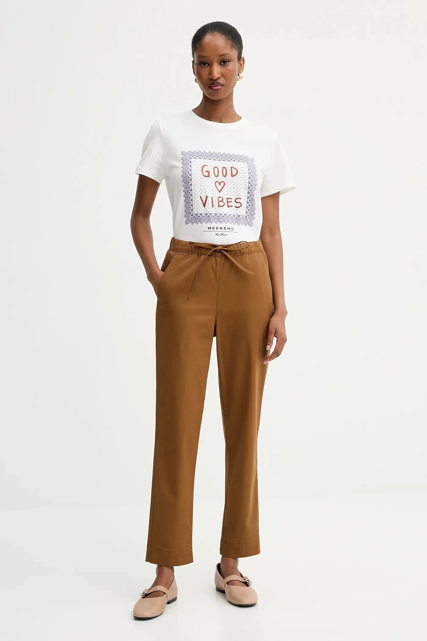 футболка ARA из хлопка - фото 2