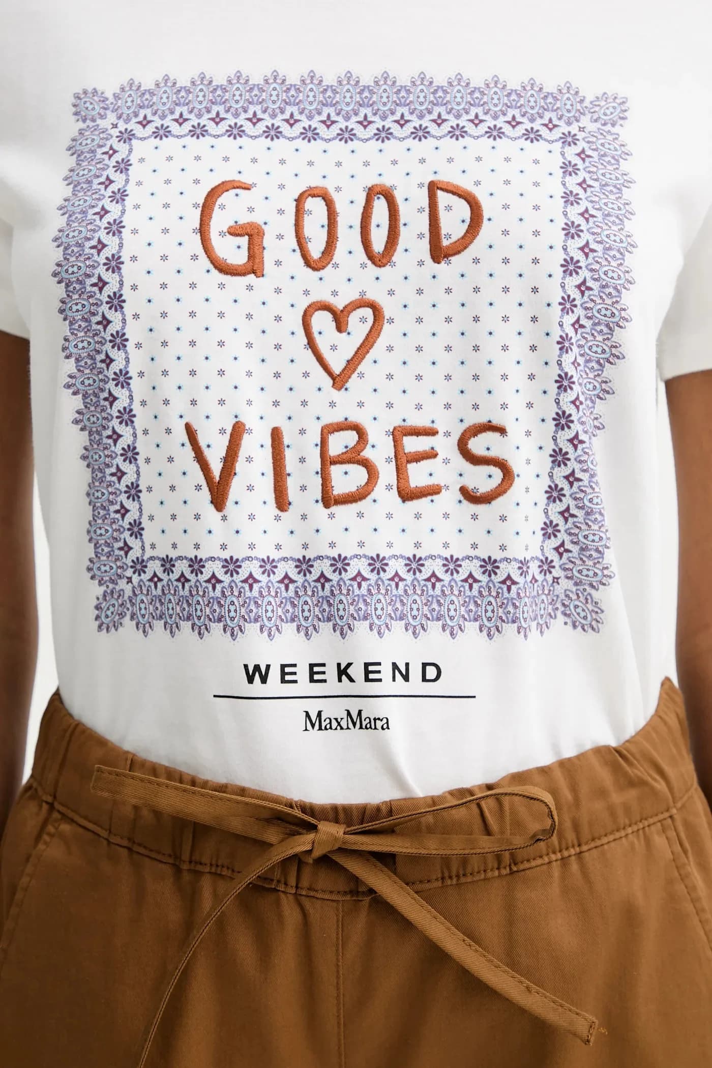 футболка ARA из хлопка - фото 6