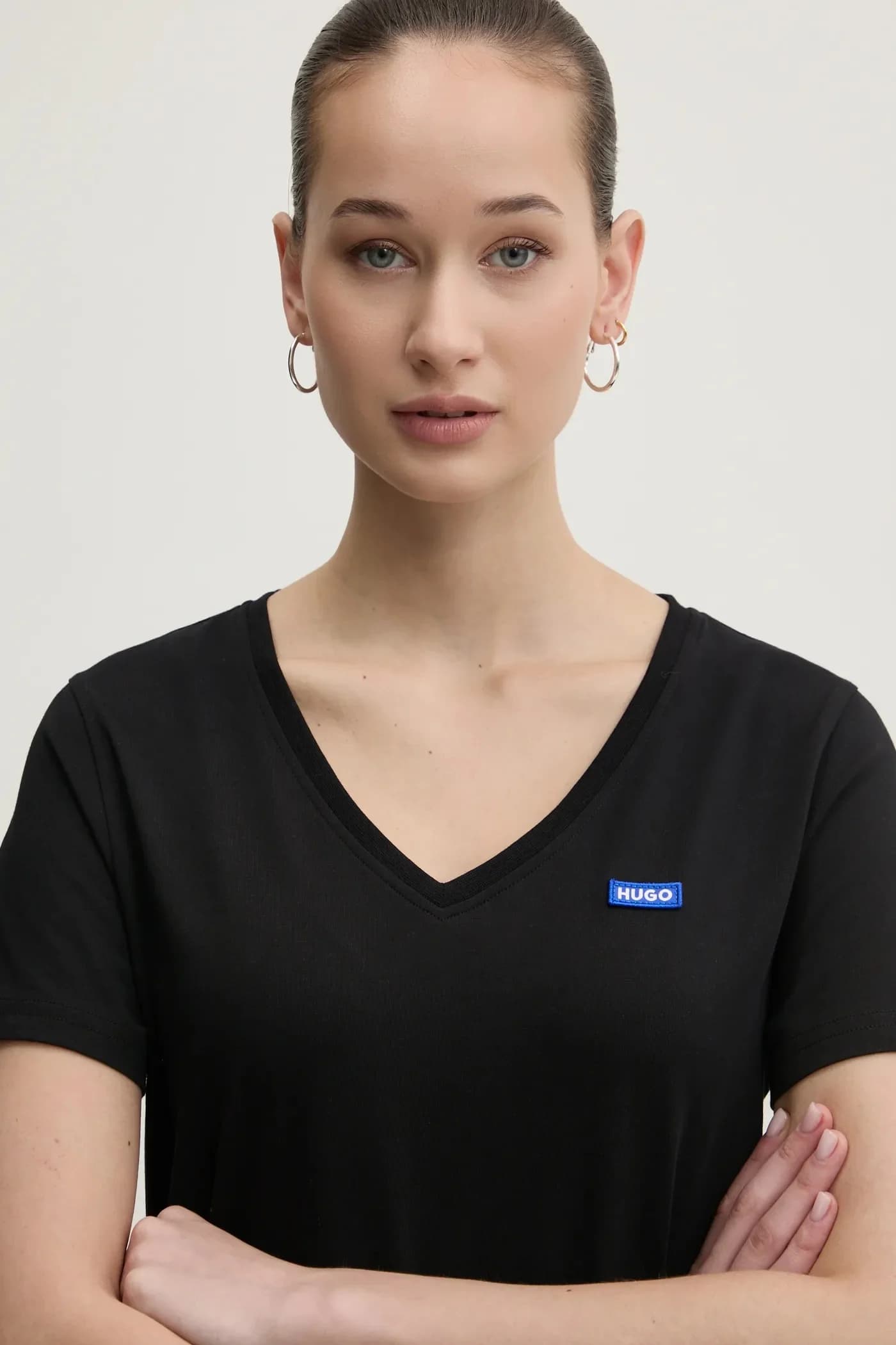 Классическая хлопковая футболка V_B - фото 4