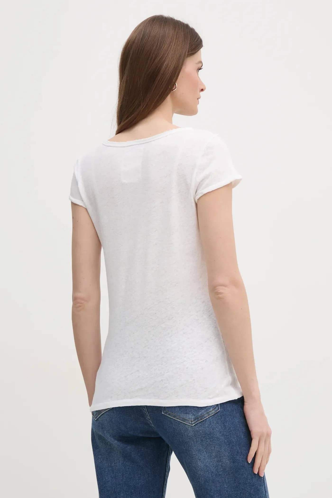 Льняная футболка - фото 3