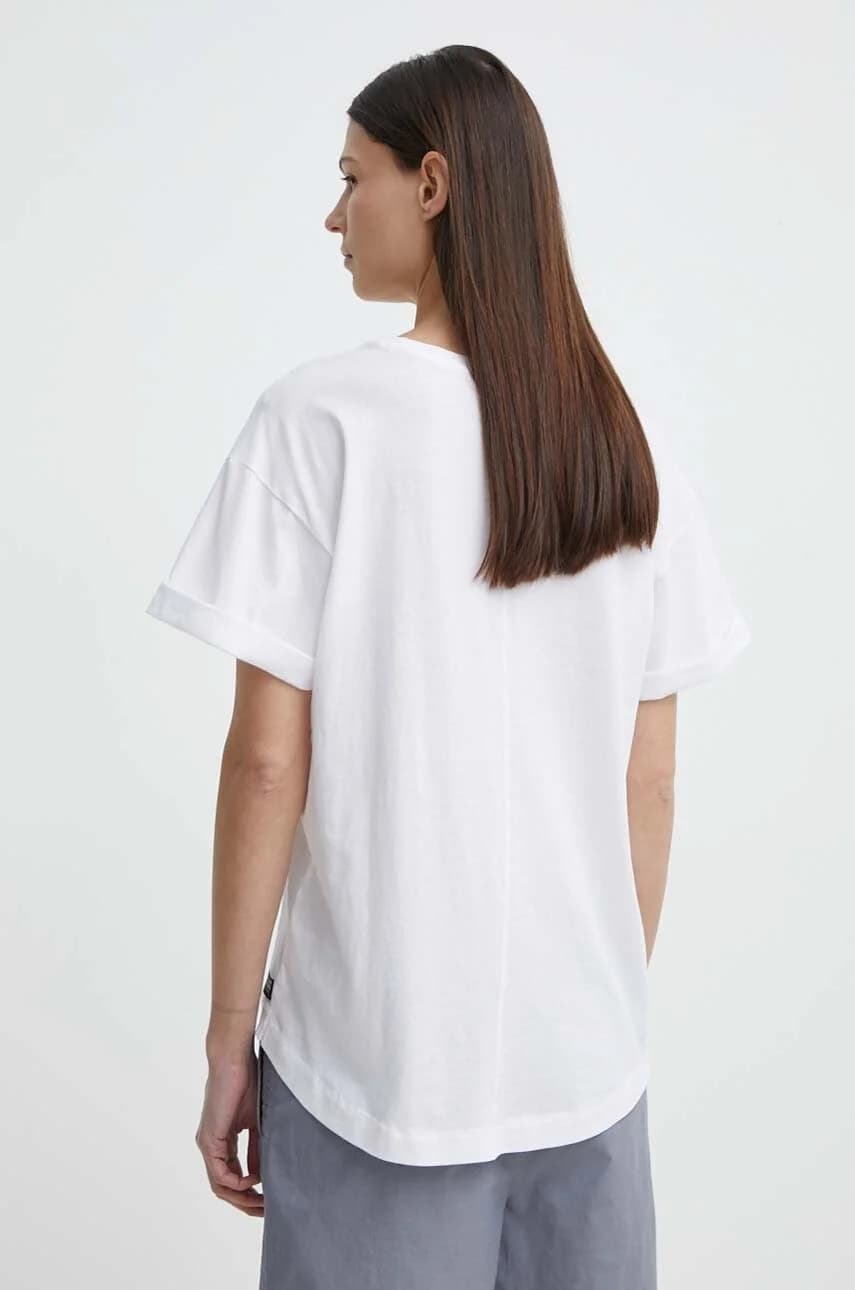 Подвернутая футболка из хлопка sl BF - фото 3