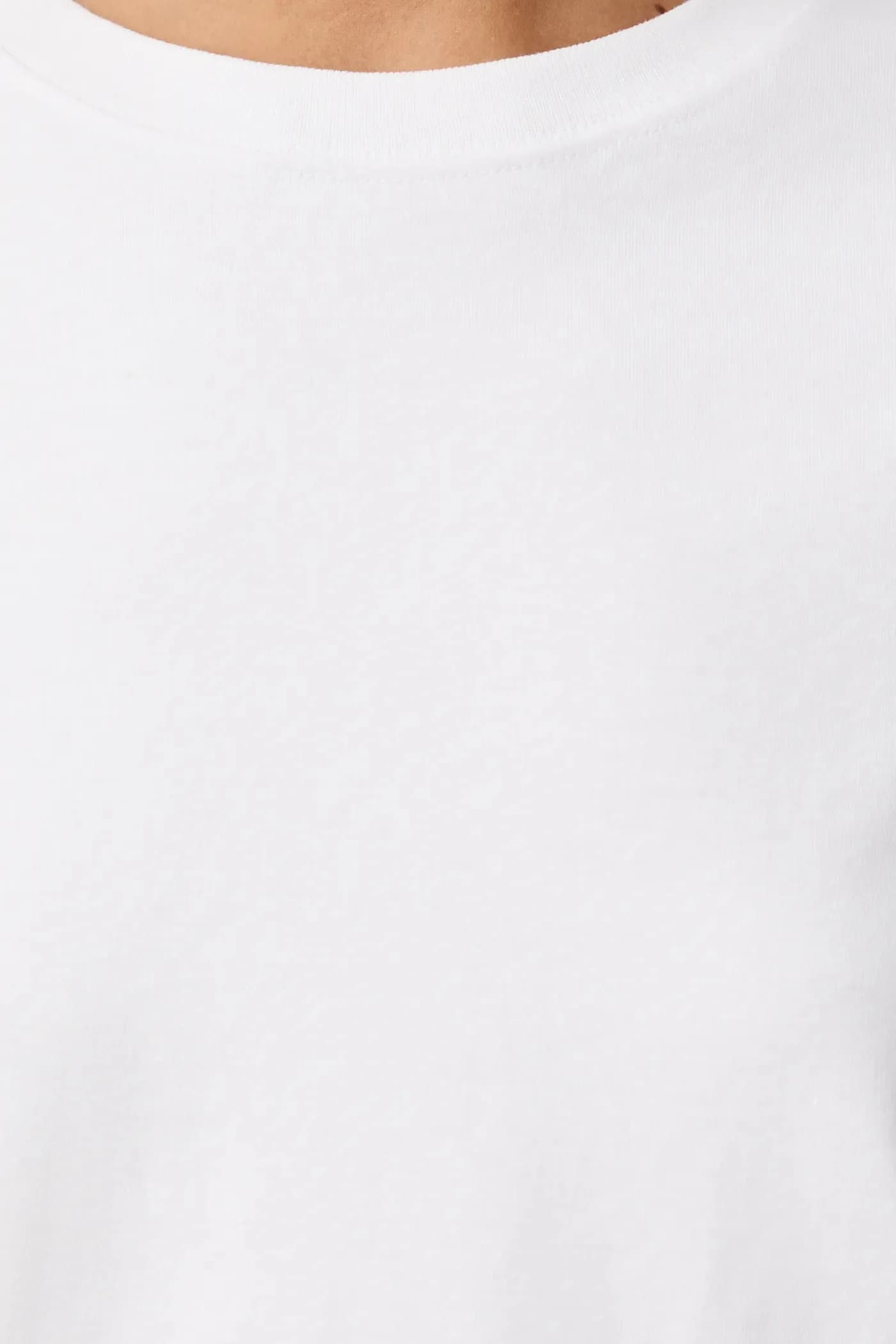 Хлопковая футболка - фото 5