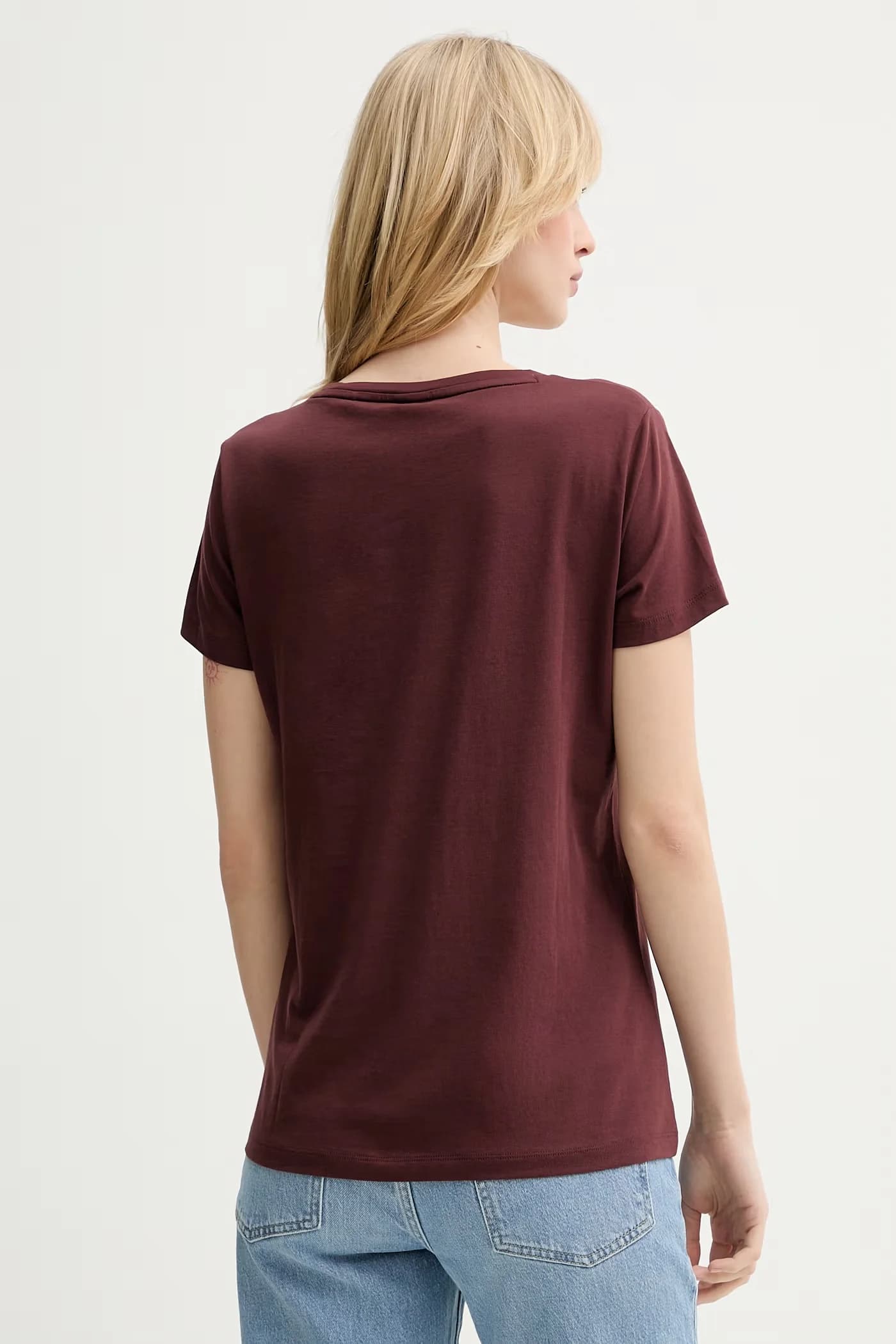 Хлопковая футболка с вышивкой C Elove - фото 3