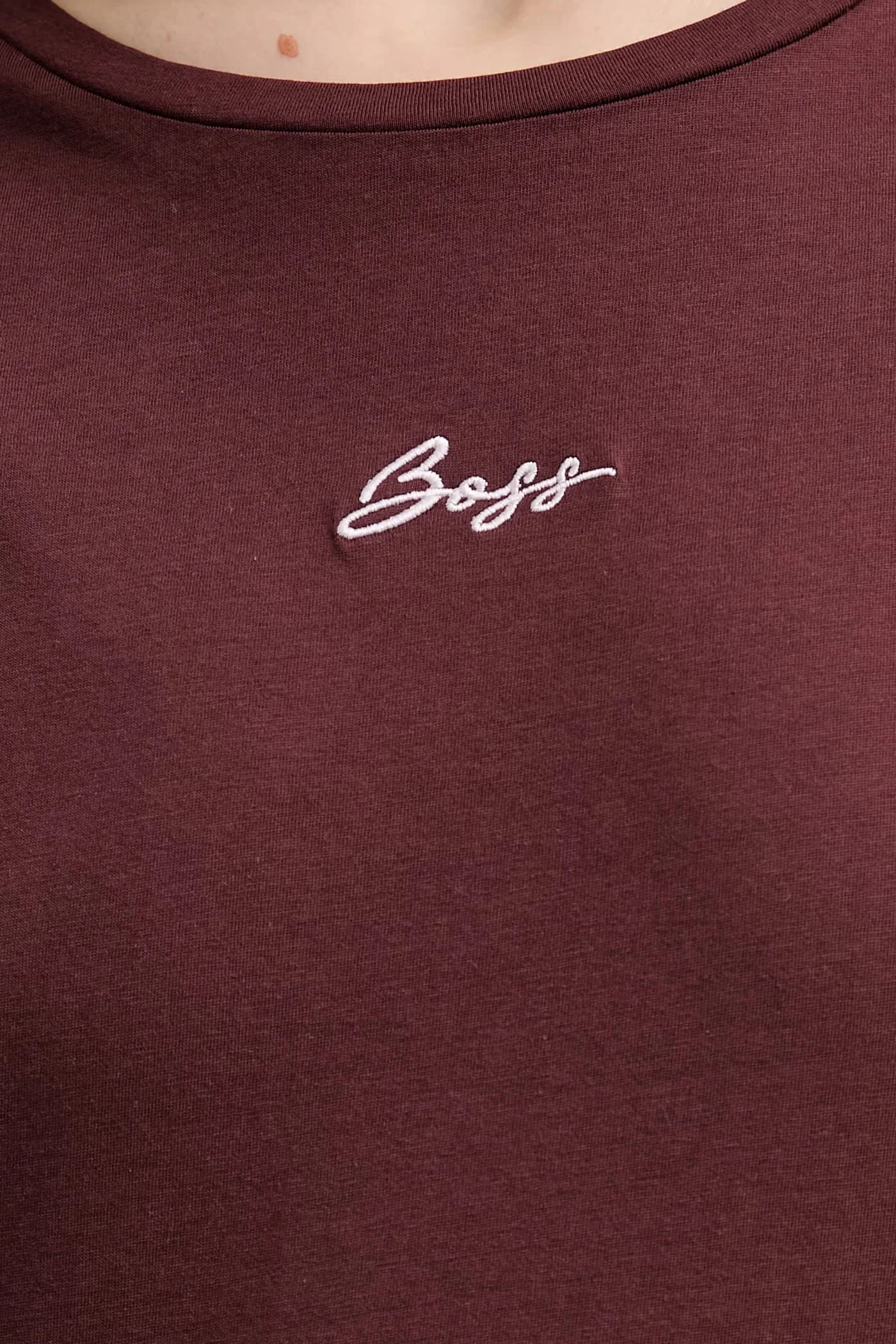 Хлопковая футболка с вышивкой C Elove - фото 5