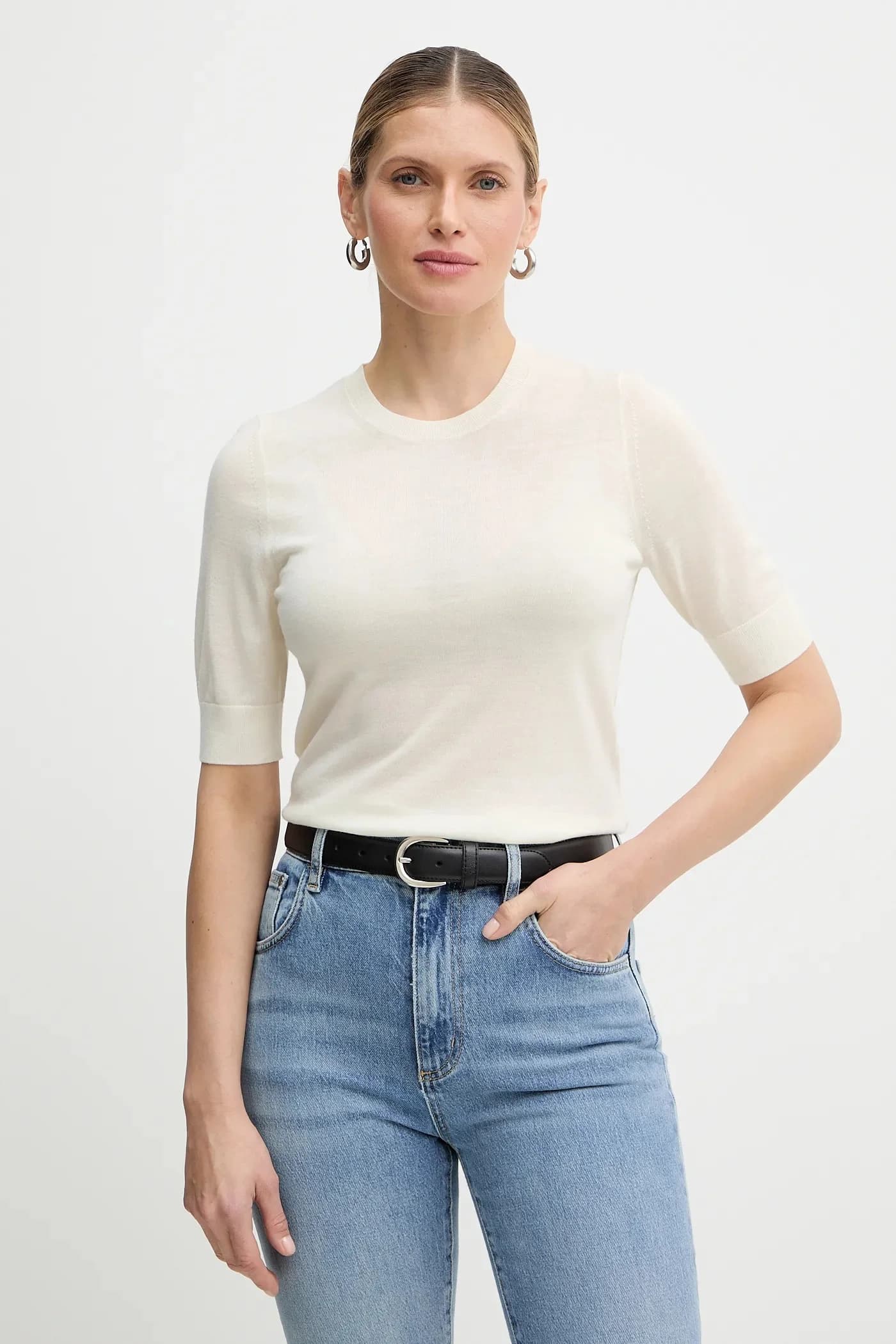 шерстяная футболка Farbella